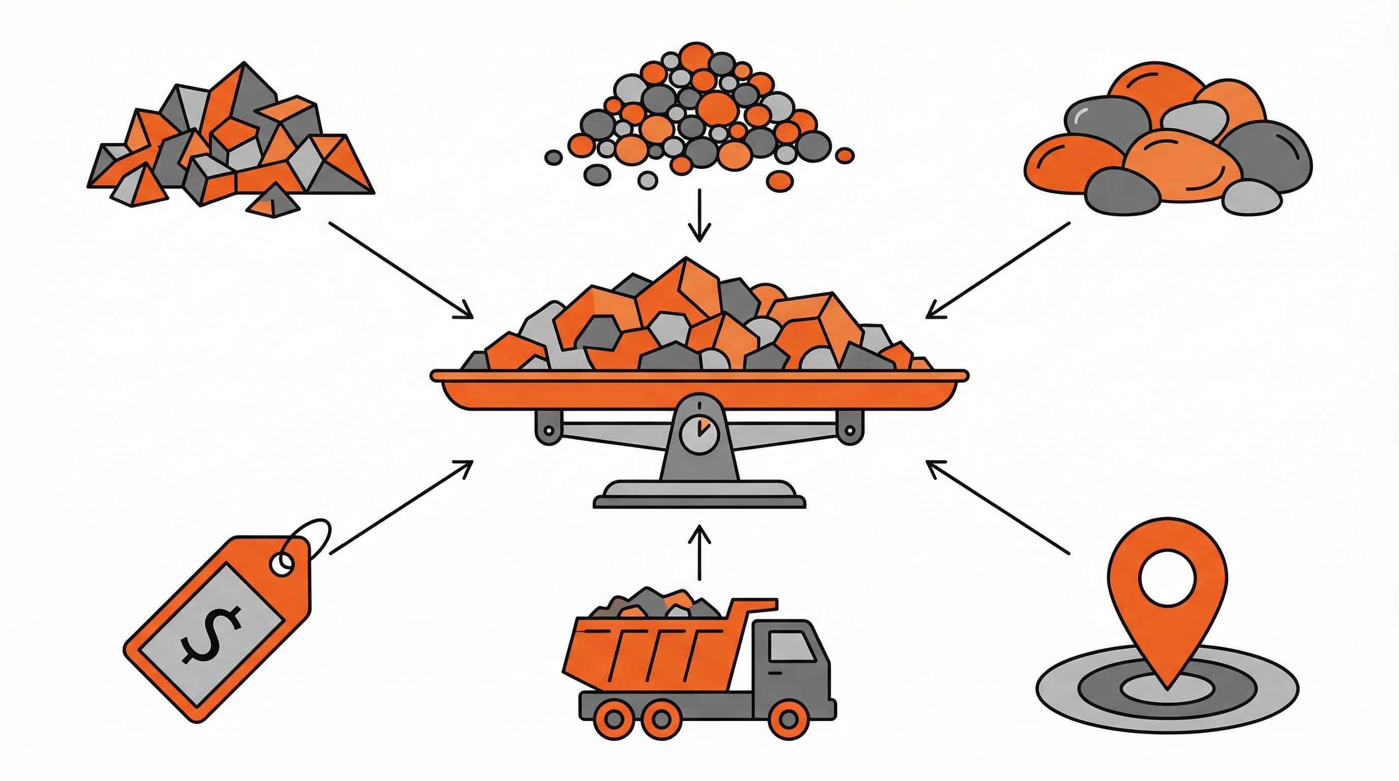 2025 Gravel Prices Per Ton: Complete Cost Guide for Crushed Stone, Pea Gravel &#038; Delivery