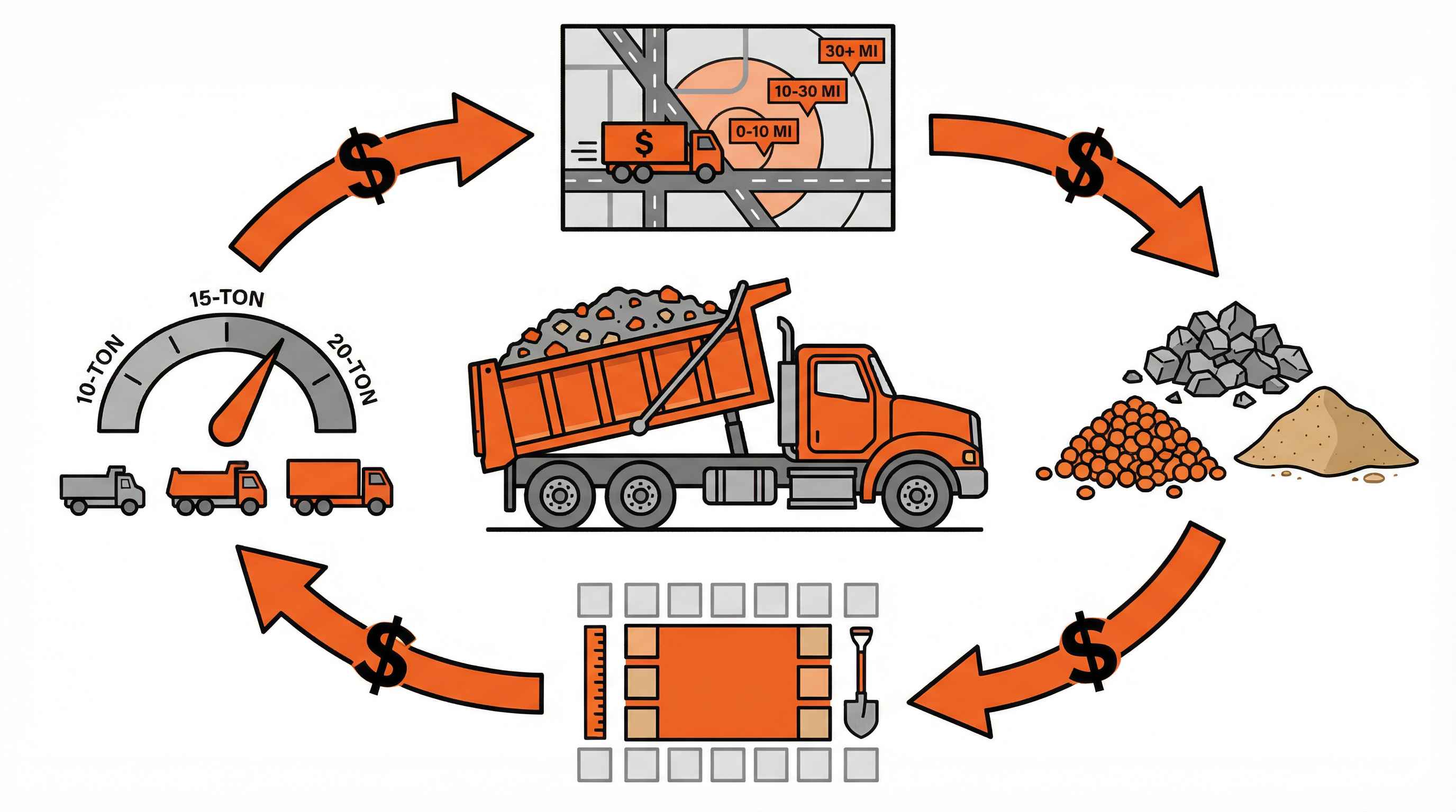 2025 Gravel Prices Per Truckload: Cost Calculator, Delivery Rates &#038; Coverage Guide
