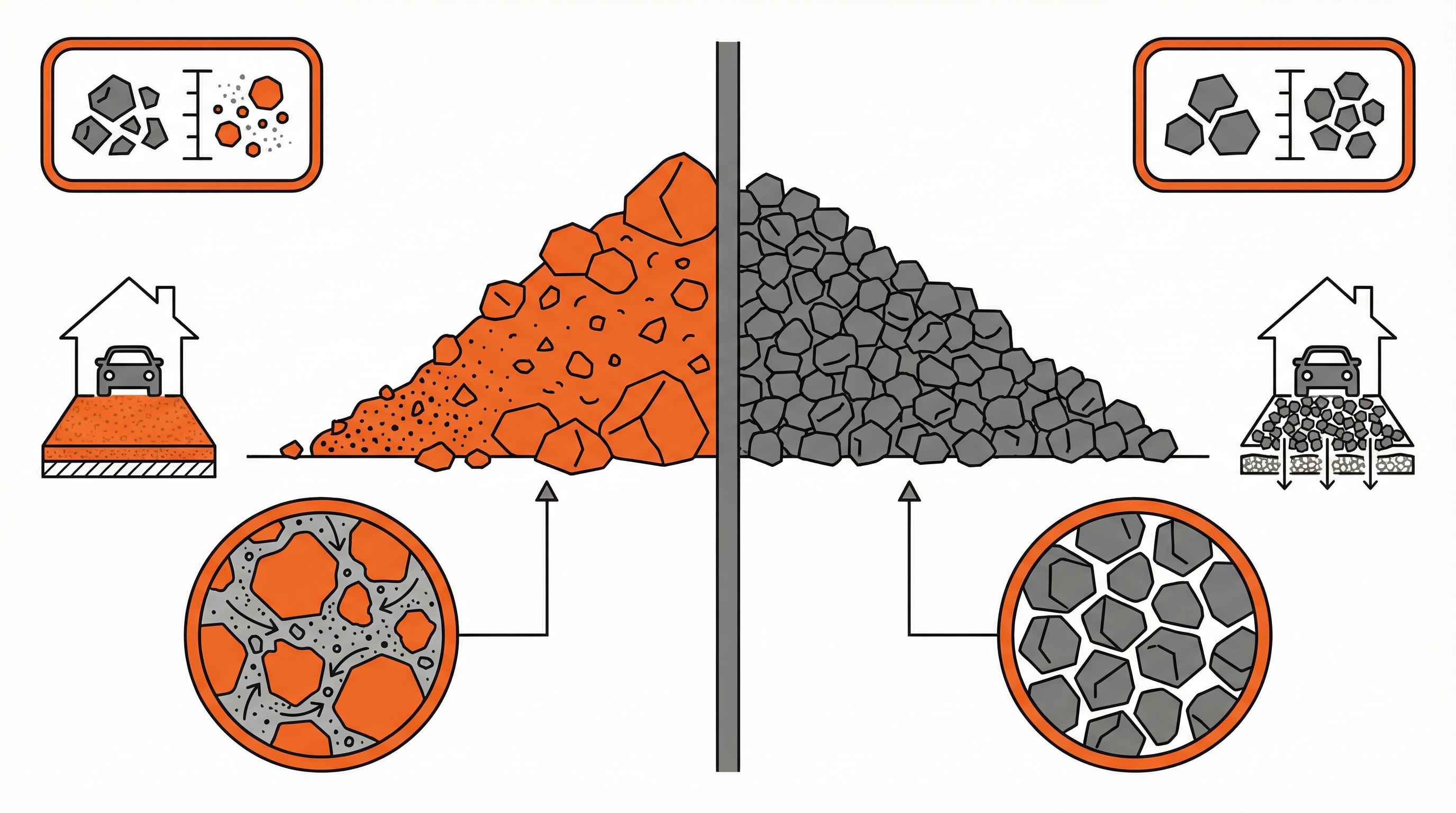 610 Limestone vs 57 Gravel for Driveways: Which is Best for Your Project