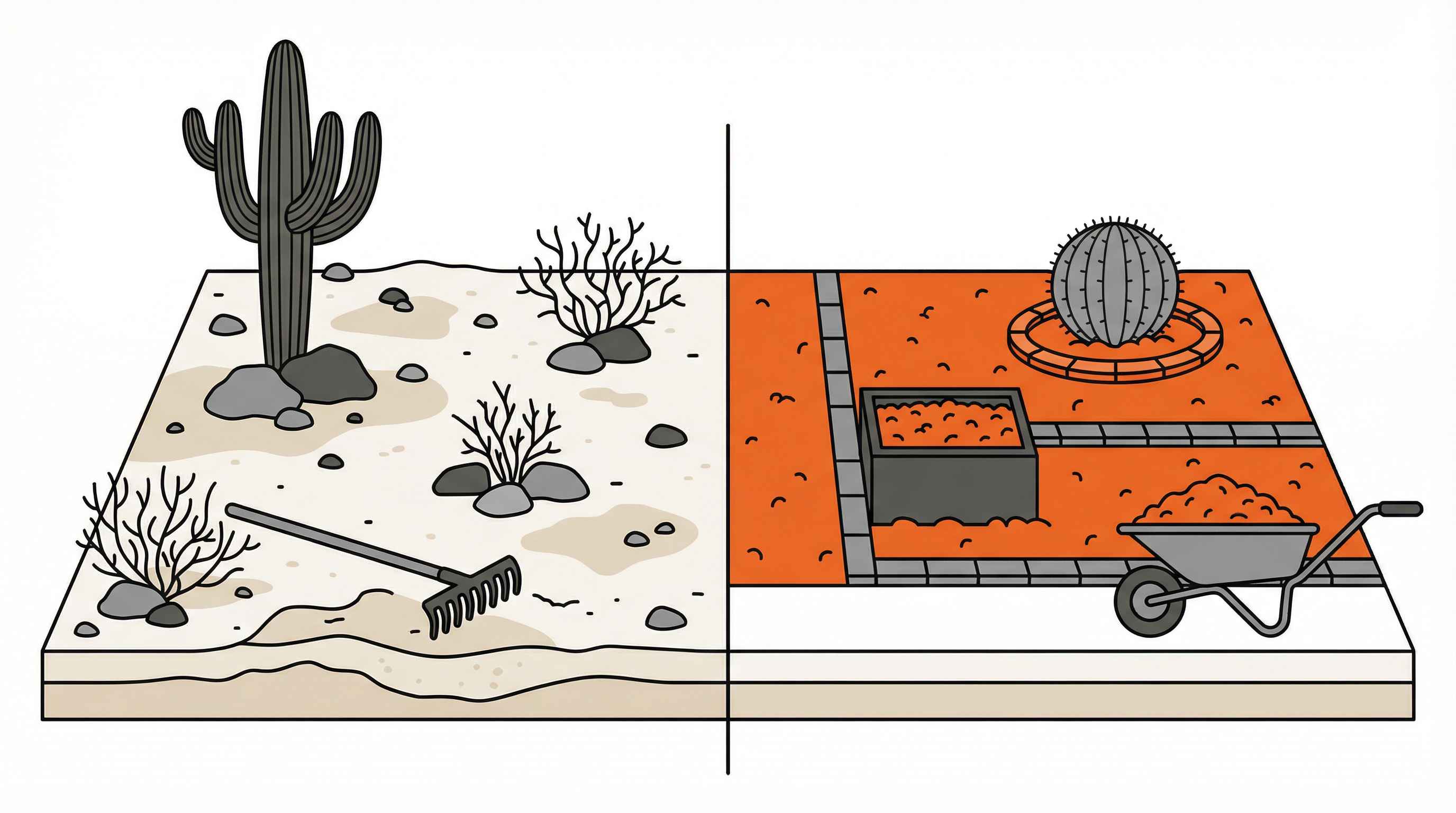 Arizona Gravel Yard Guide  Transform Your Desert Landscape with Low-Maintenance Solutions