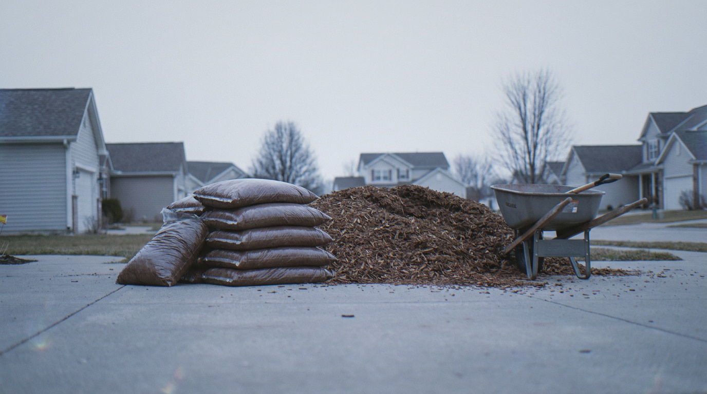 Bagged Mulch vs Bulk: Cost, Delivery and Pickup Compared