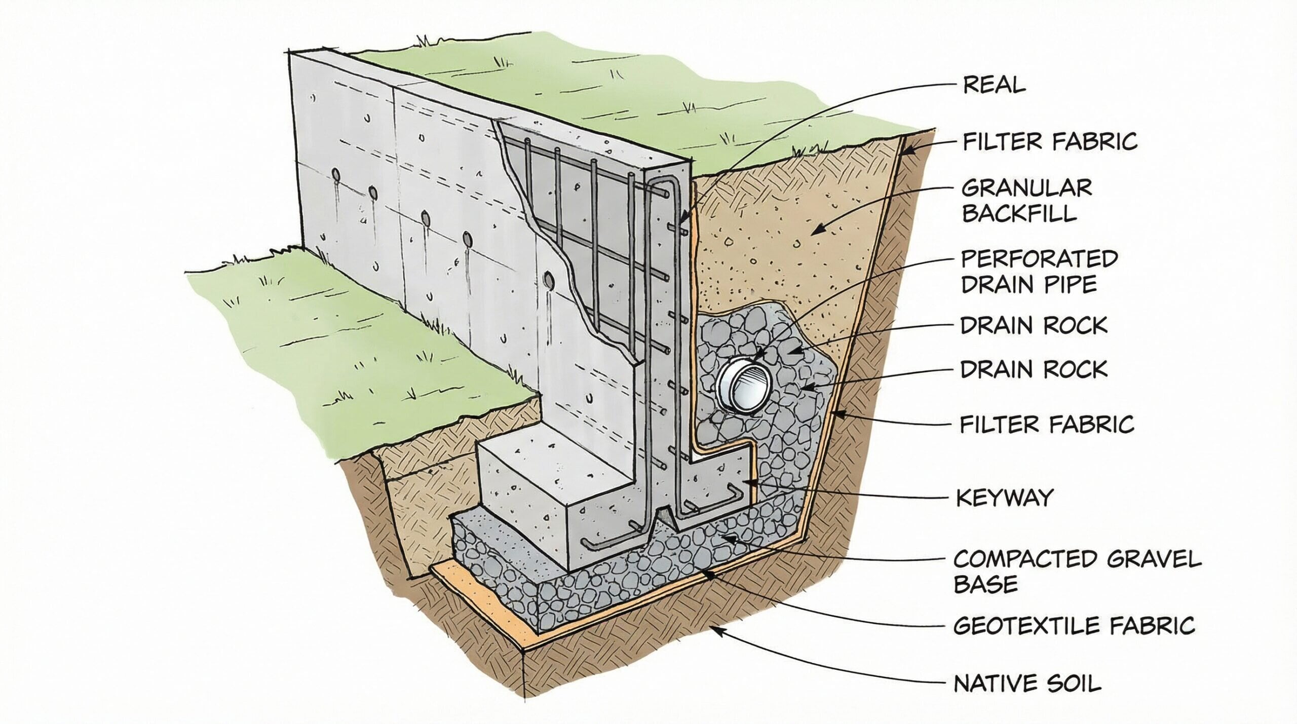 Best Base for Retaining Walls: Can You Use Sand?