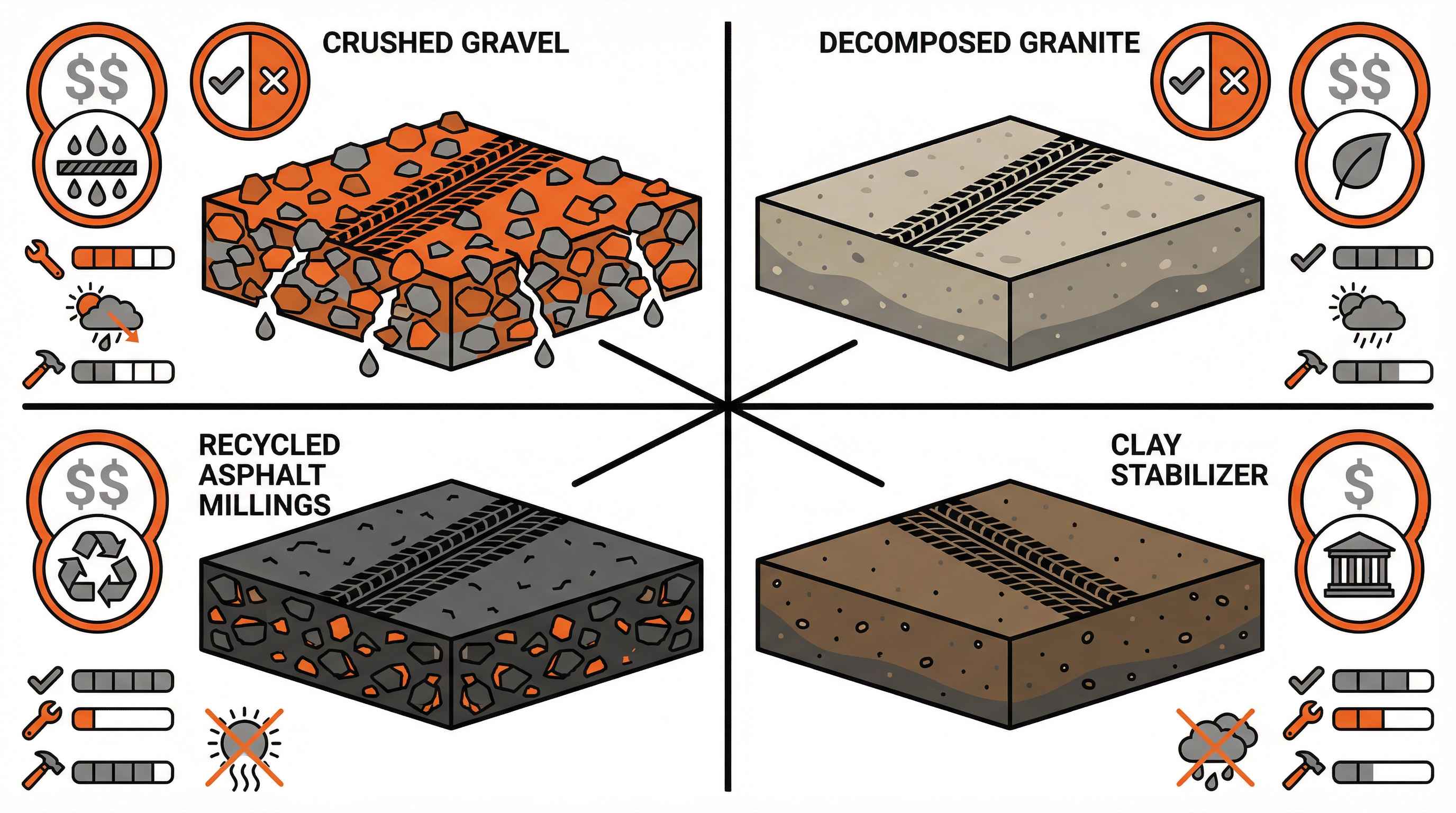 Best Materials for Dirt Driveways: Gravel, Clay &#038; More (Costs + Pros/Cons)