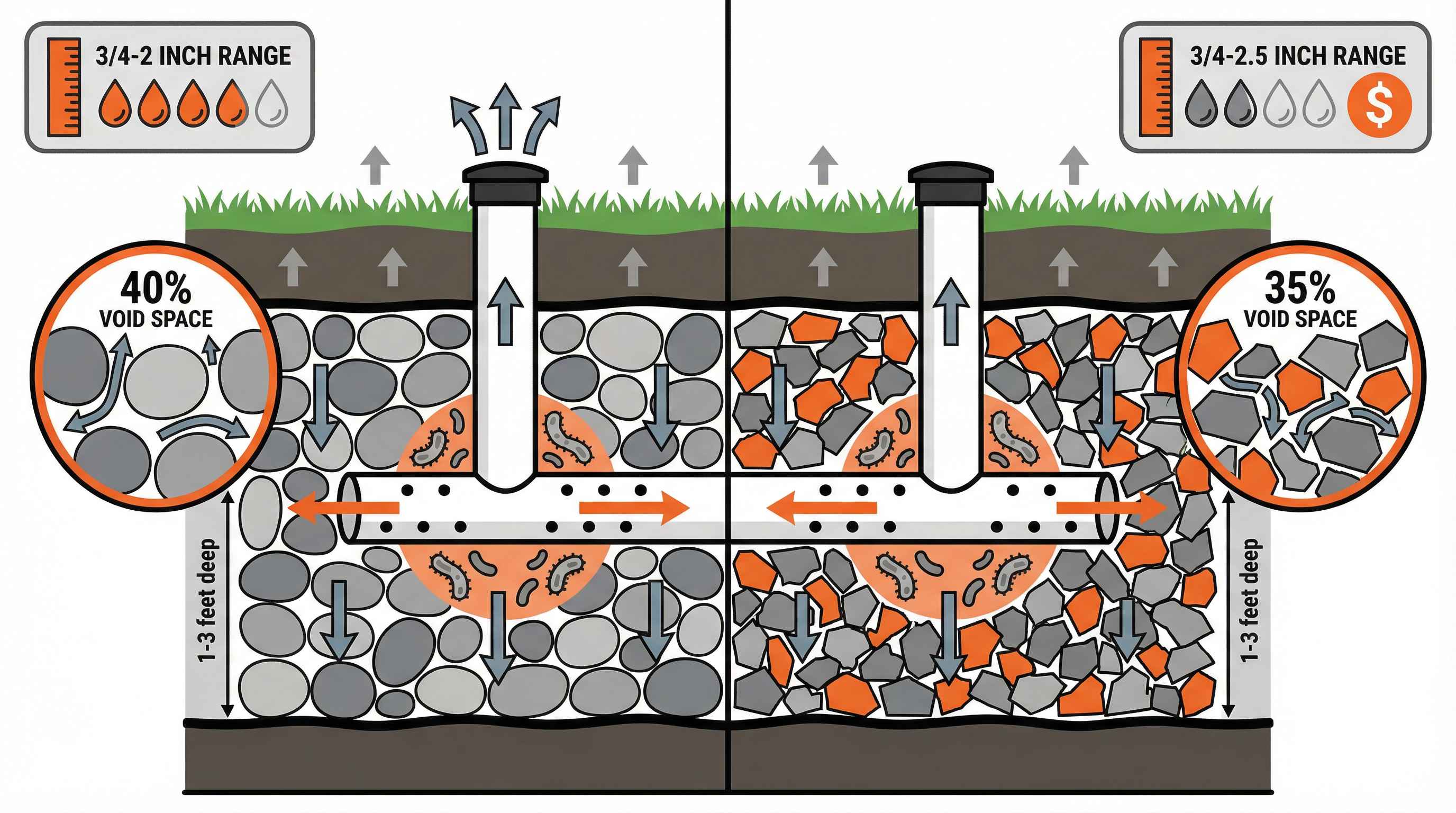 Best Septic Rock for Drain Fields: Complete Guide to Sizes, Types &#038; Costs