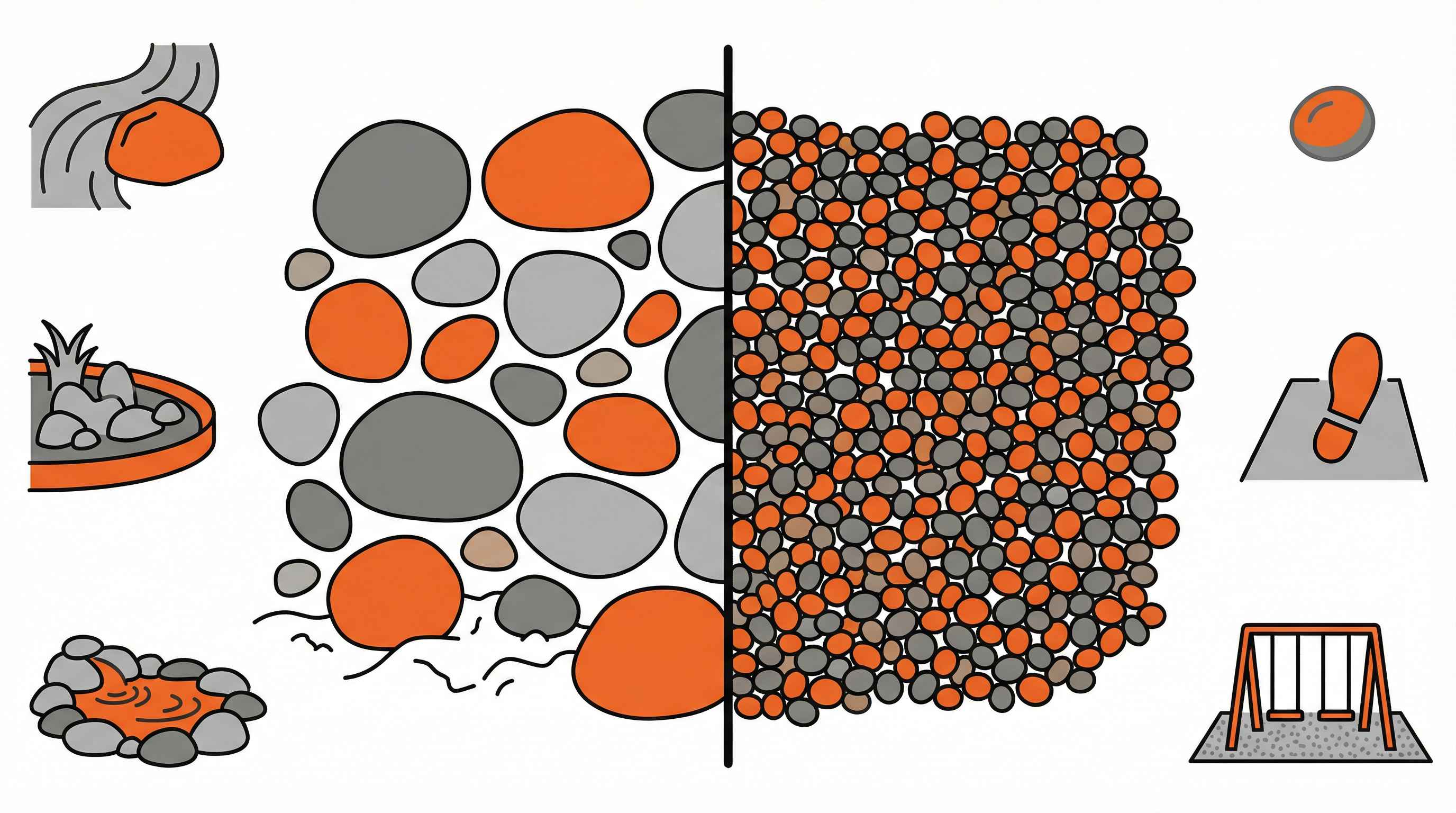 Black Gravel vs White Gravel  Complete Comparison Guide for Your Project