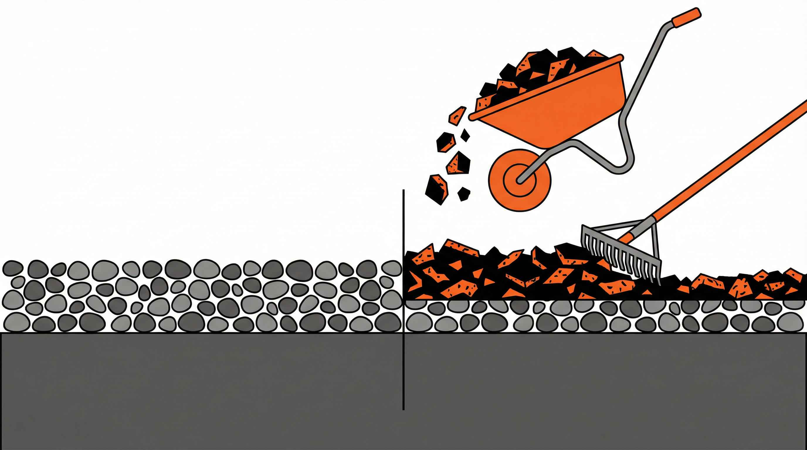 Can You Put Asphalt Millings Over Gravel