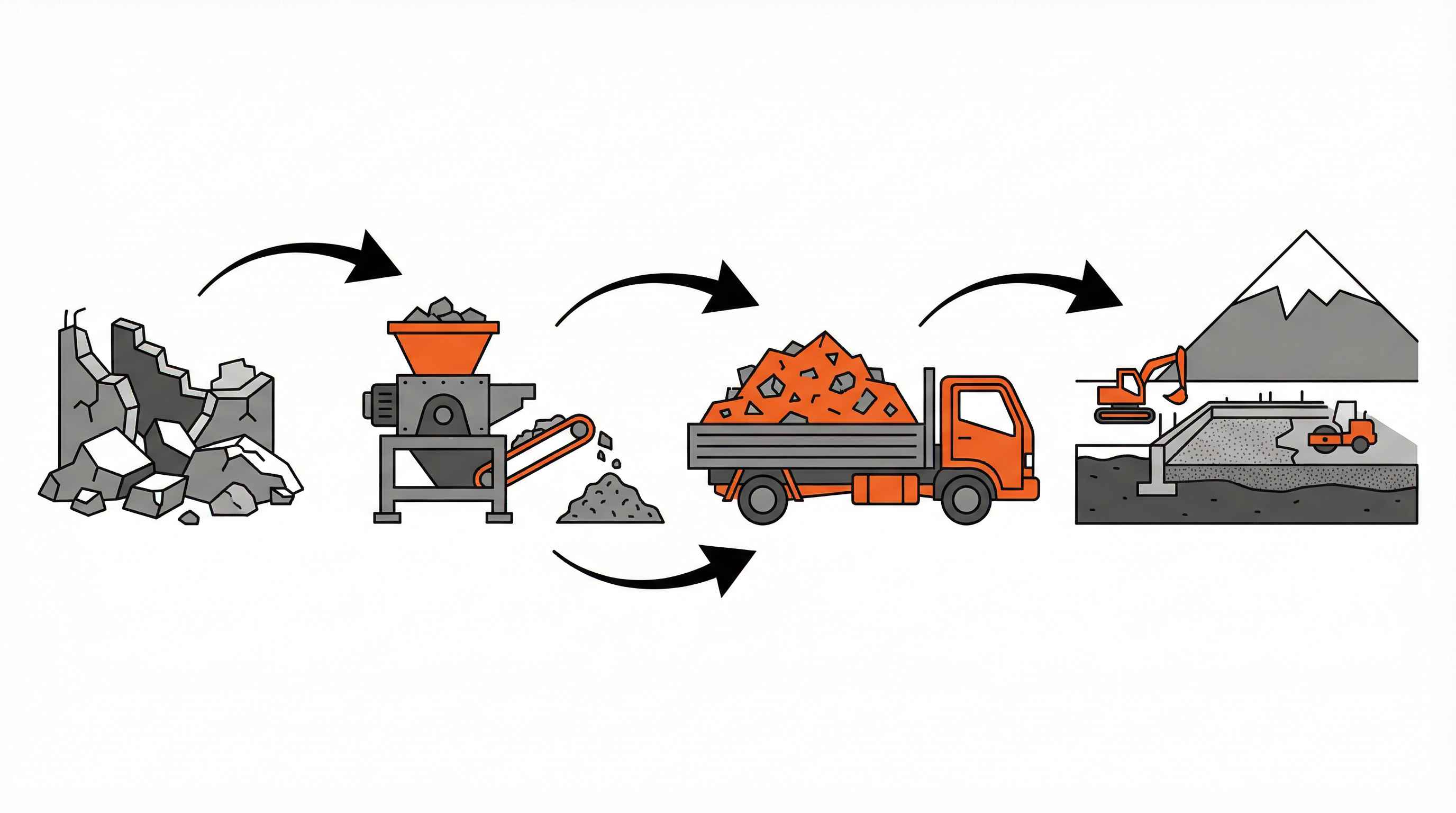 Crushed Concrete Delivery Colorado Springs – Affordable Recycled Aggregate