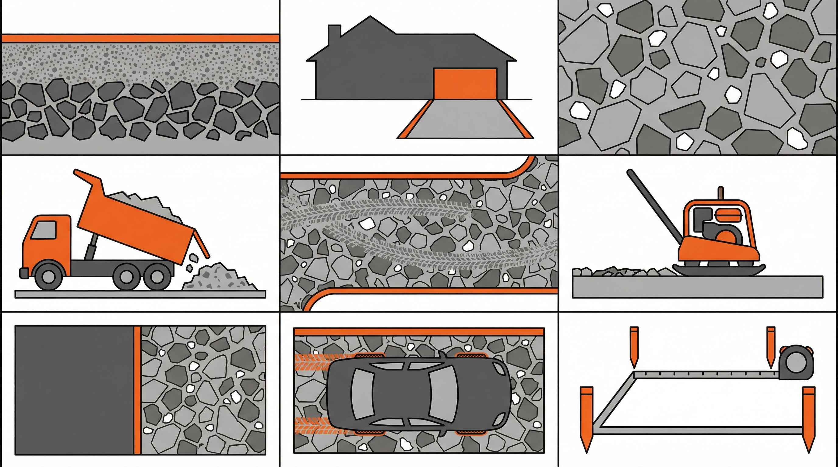 Crushed Concrete Driveway Pictures  25+ Real Examples and Complete Guide