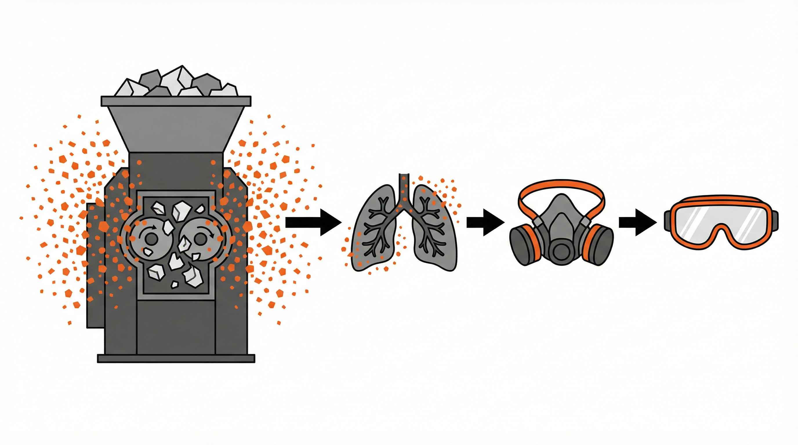 Crushed Concrete Health Hazards  Silica Dust Risks and Prevention Guide