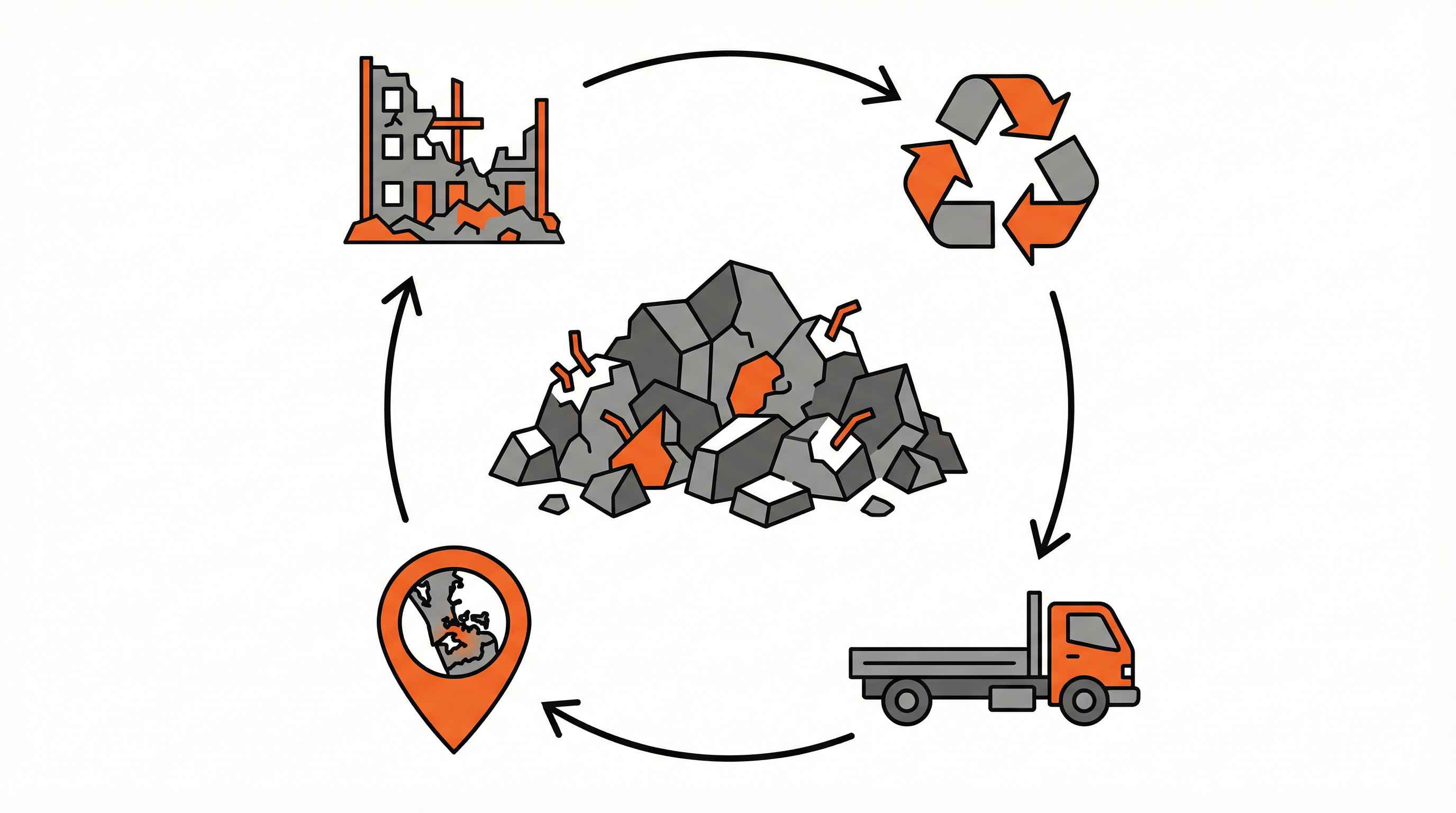 Crushed Concrete Sarasota – Buy Recycled Aggregate Near You