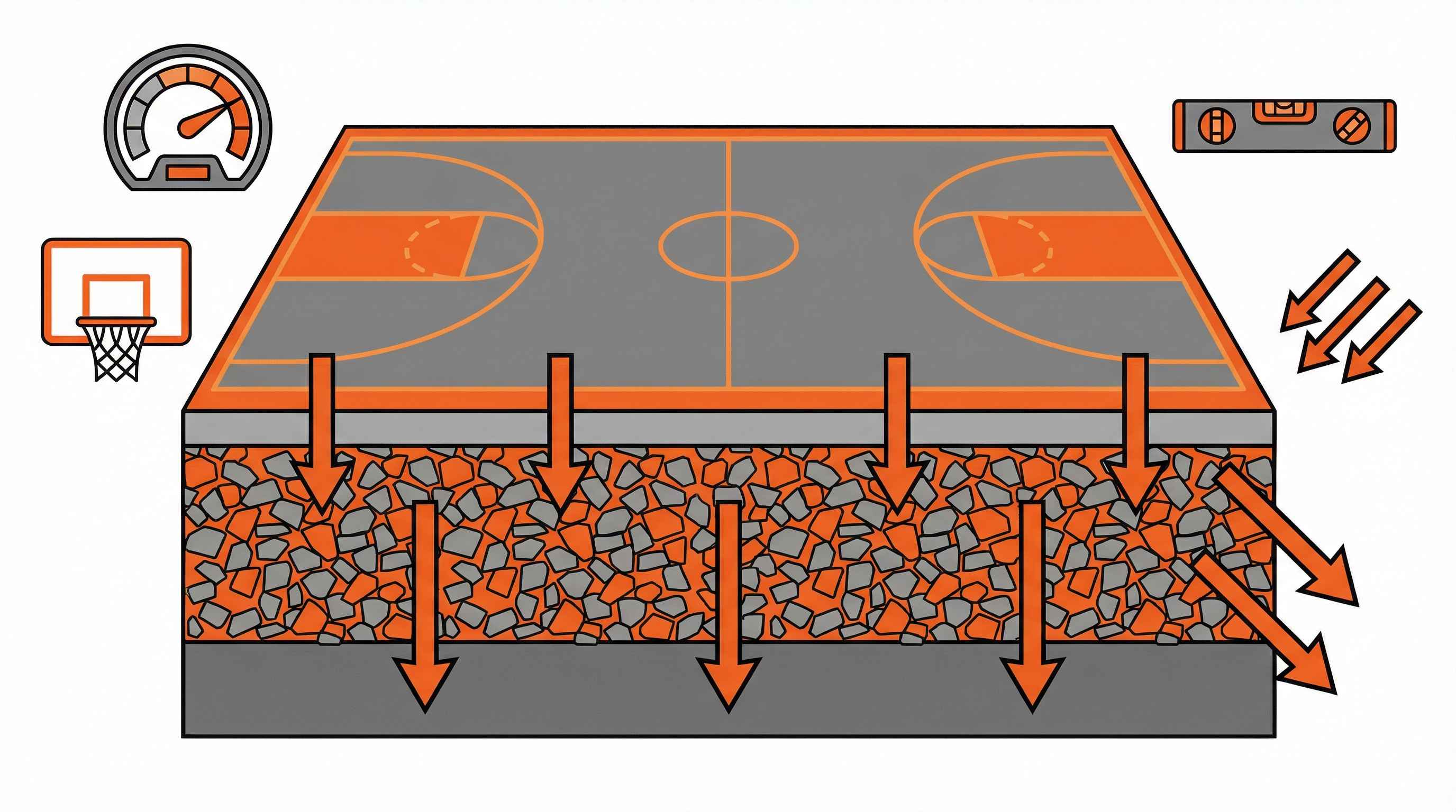 Crushed Stone Base for Basketball Courts: Complete Installation Guide and Specs