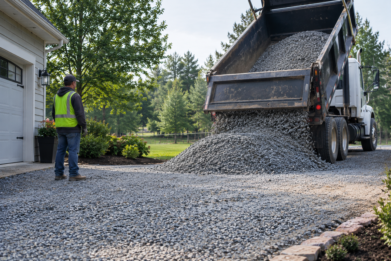 Driveway Gravel for Sale: Bulk Delivery by the Ton