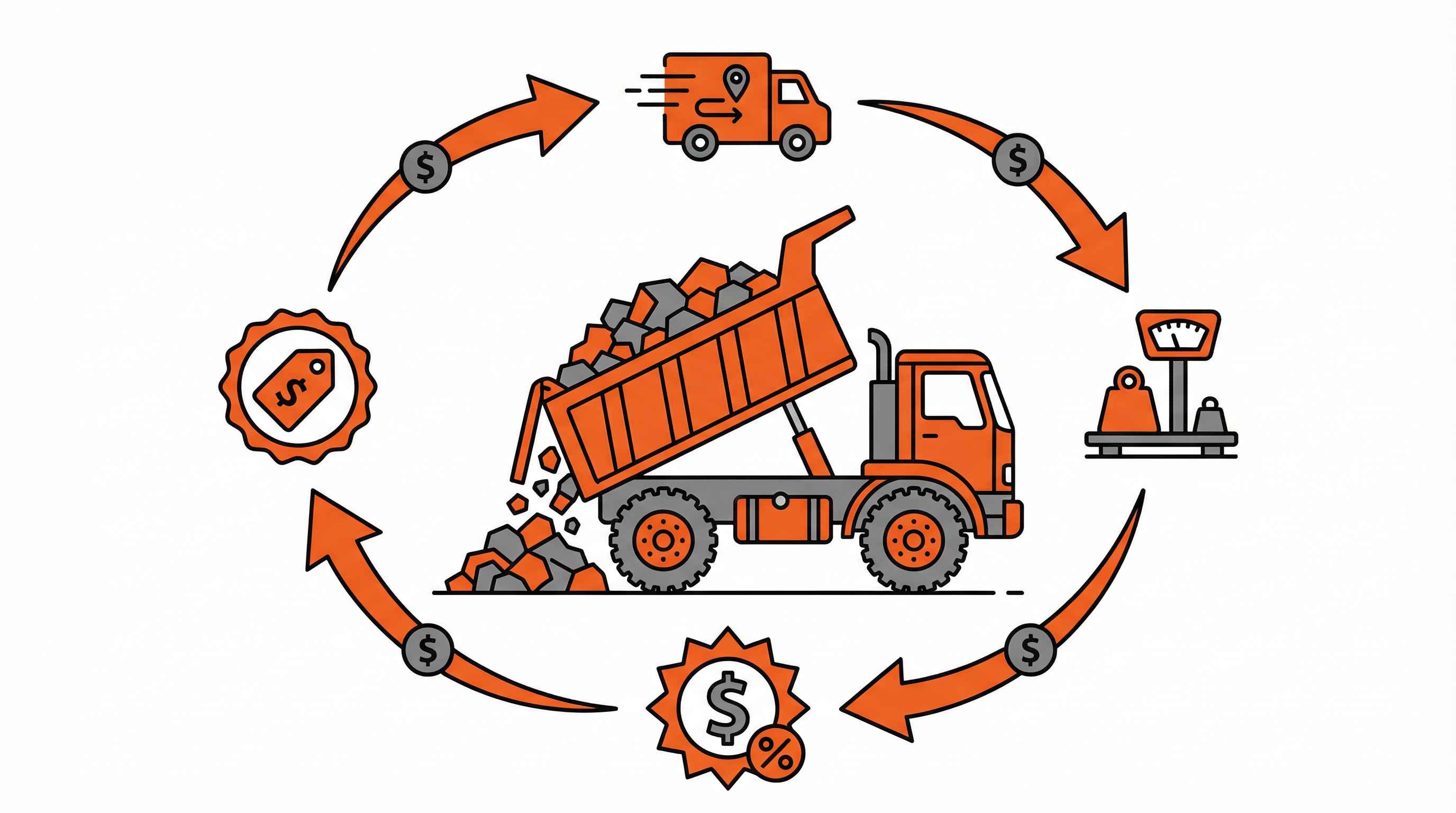 Dump Truck Load of Rock Cost 2025: Complete Pricing Guide Per Ton