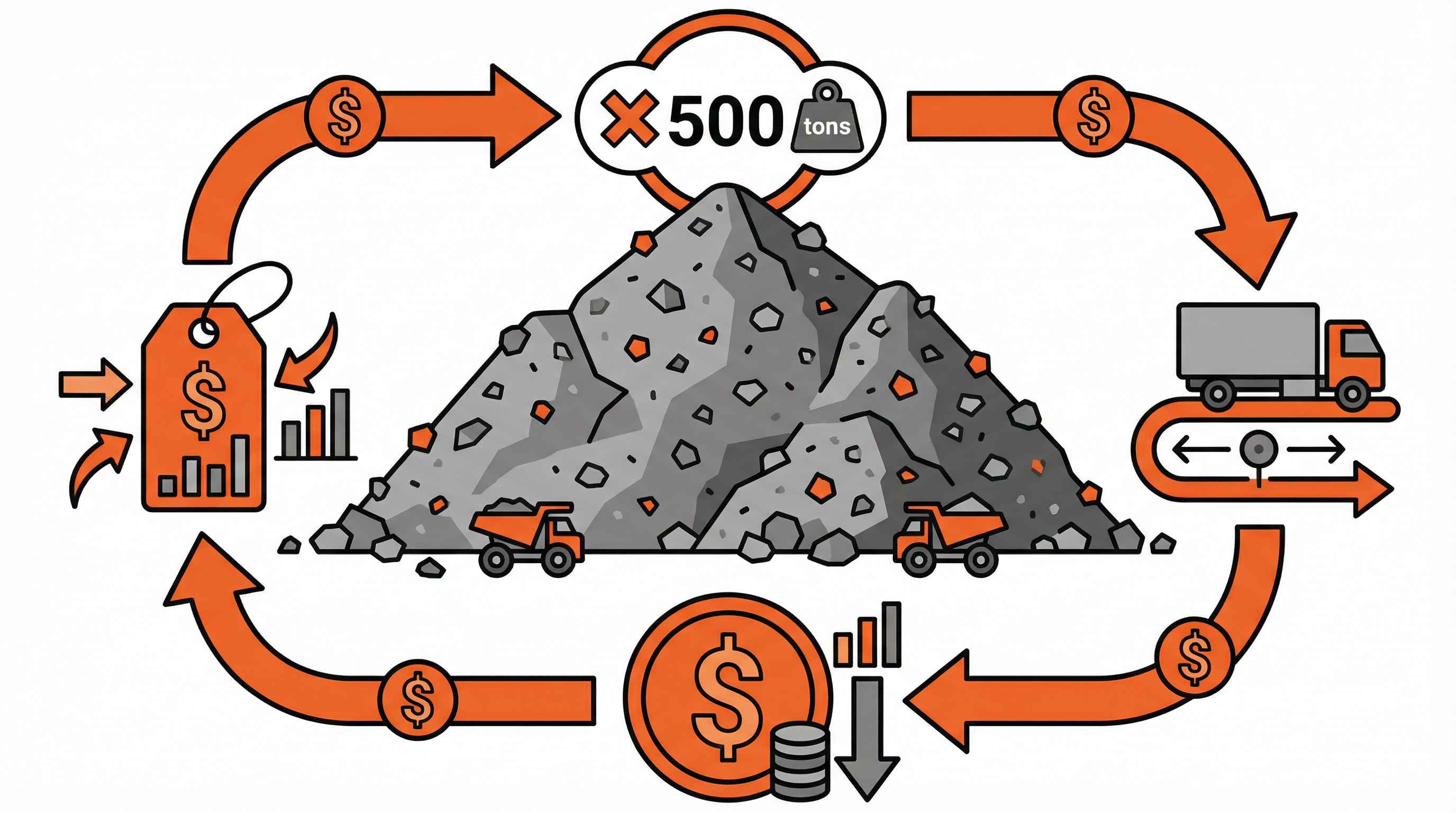 Gravel Cost Calculator: 500 Tons Pricing, Delivery &#038; Local Rates 2025