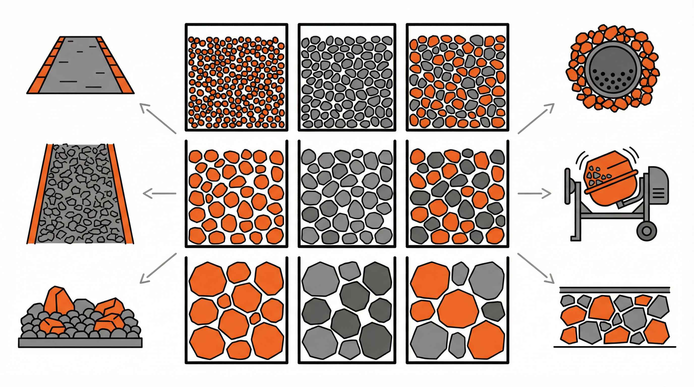 Gravel Size Chart with Pictures  Complete Guide to Types and Uses