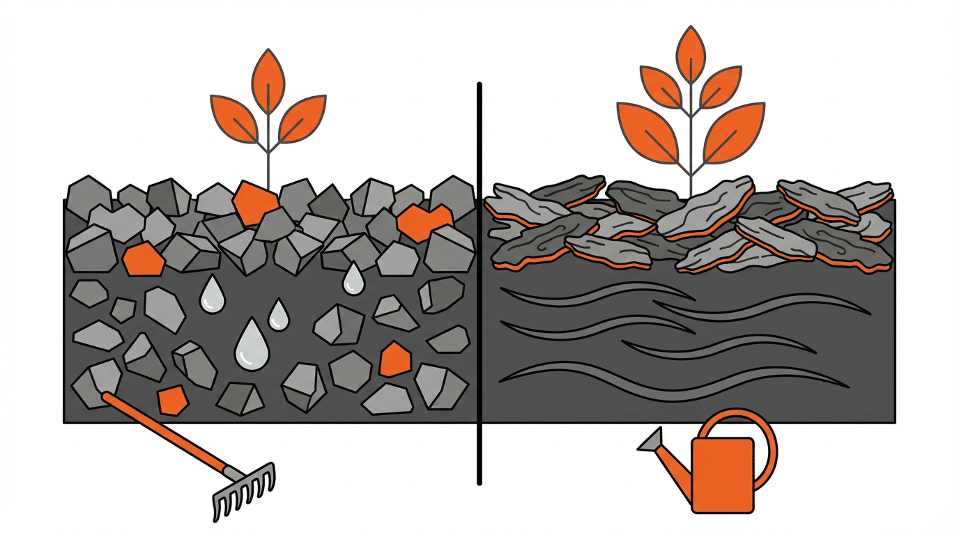 Gravel vs Bark Mulch  Which Ground Cover Works Best for Your Garden in 2026