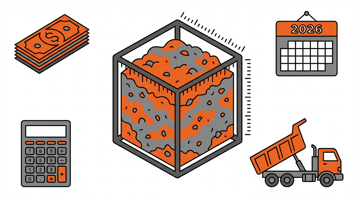 How Much Does 1 Cubic Yard of Fill Dirt Cost in 2026