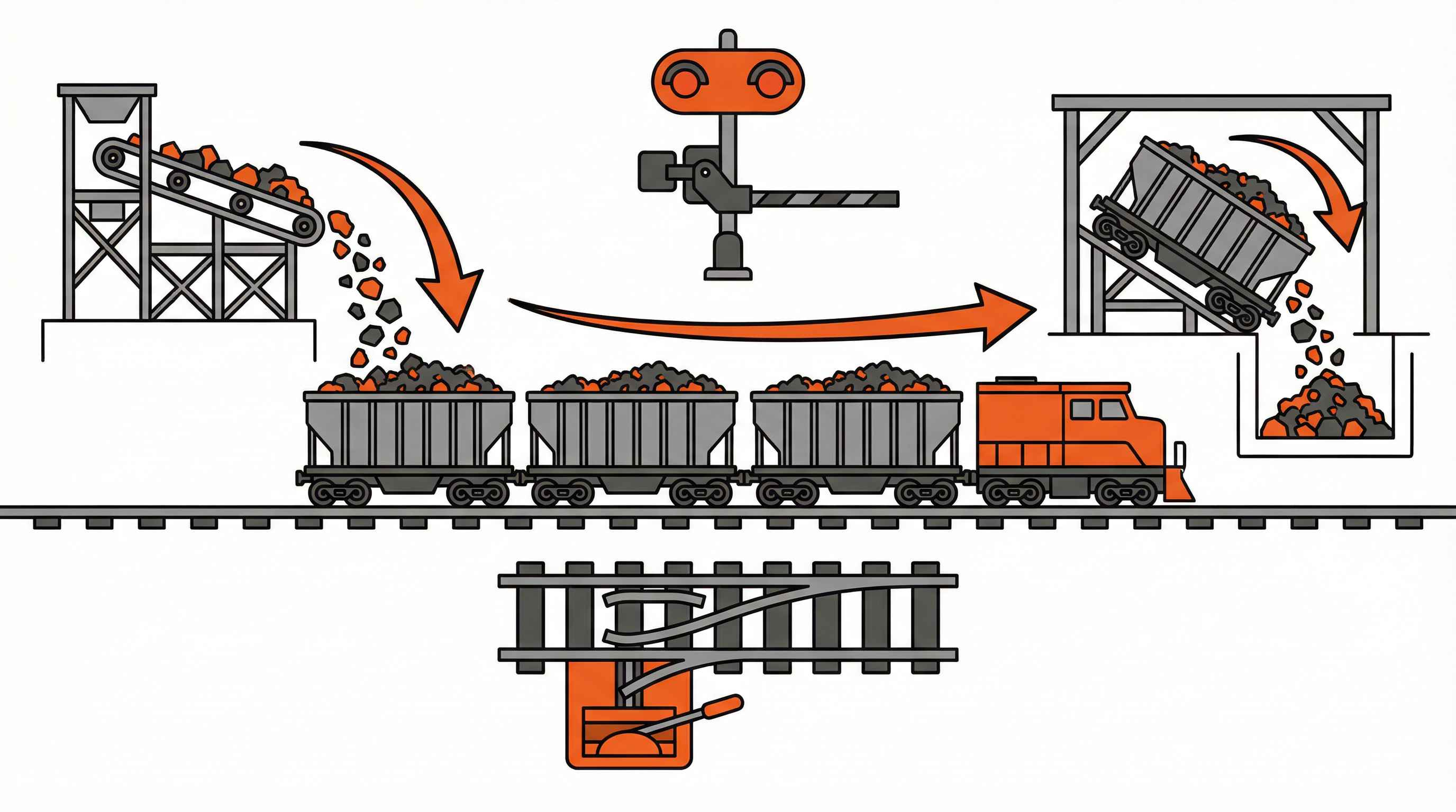 How Rail Transportation Works for Shipping Aggregates