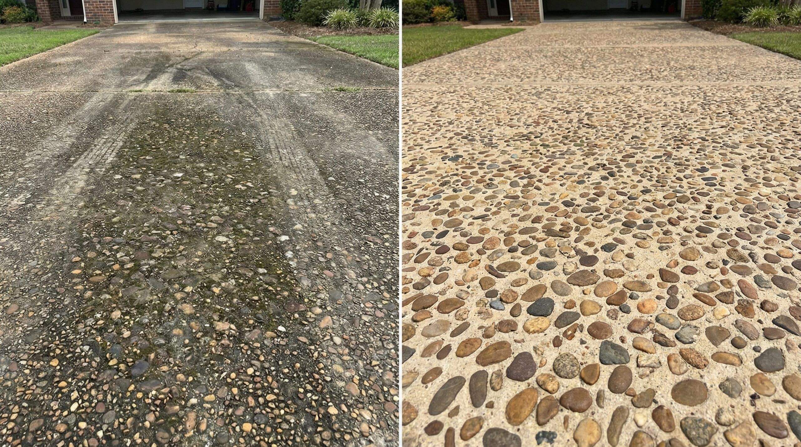 How to clean exposed aggregate concrete safely and effectively