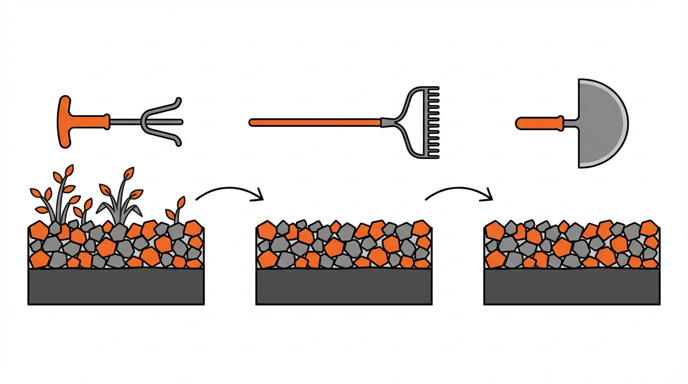 How to maintain a gravel garden with minimal effort