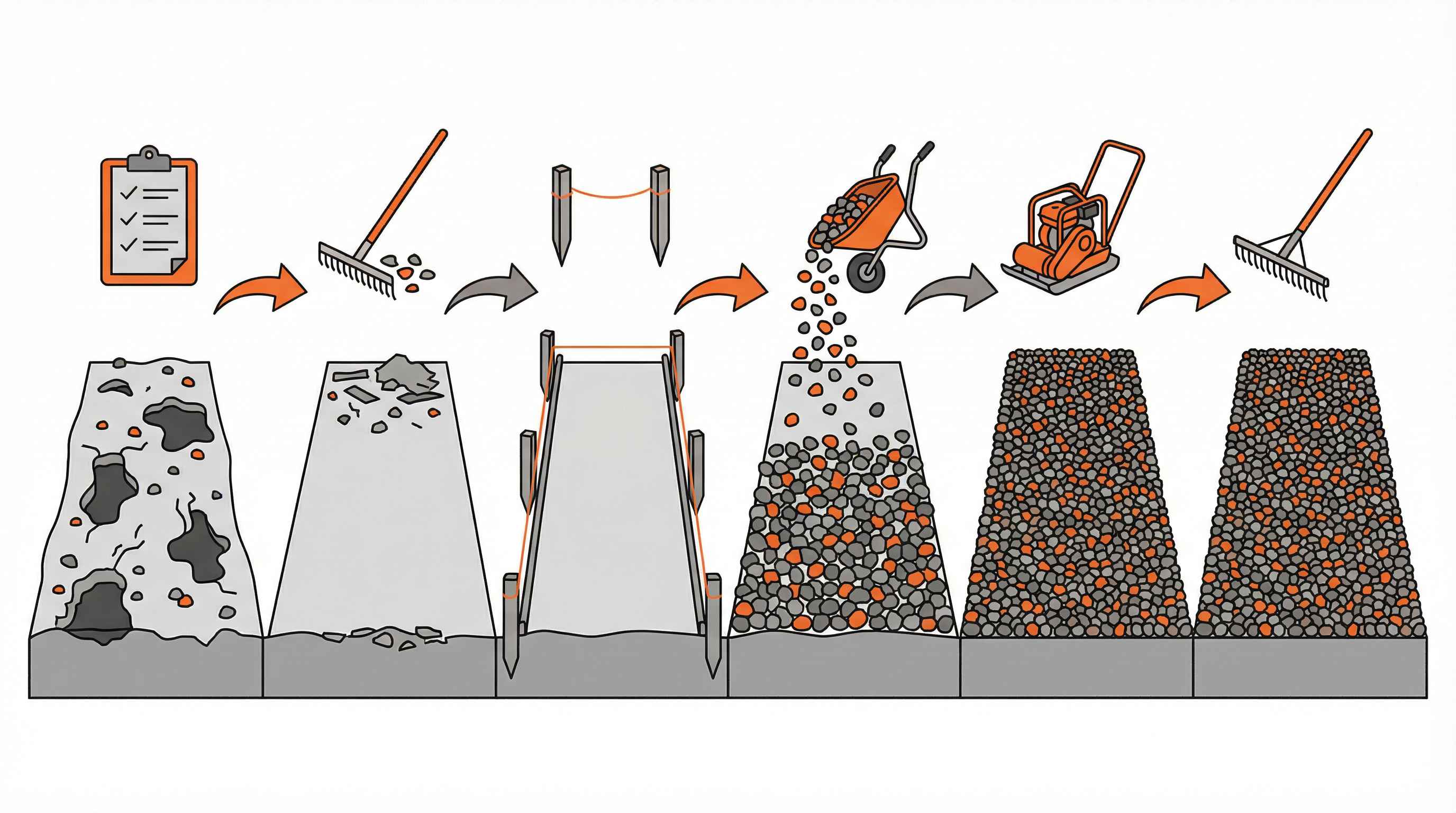 How to restore a gravel driveway in 6 simple steps