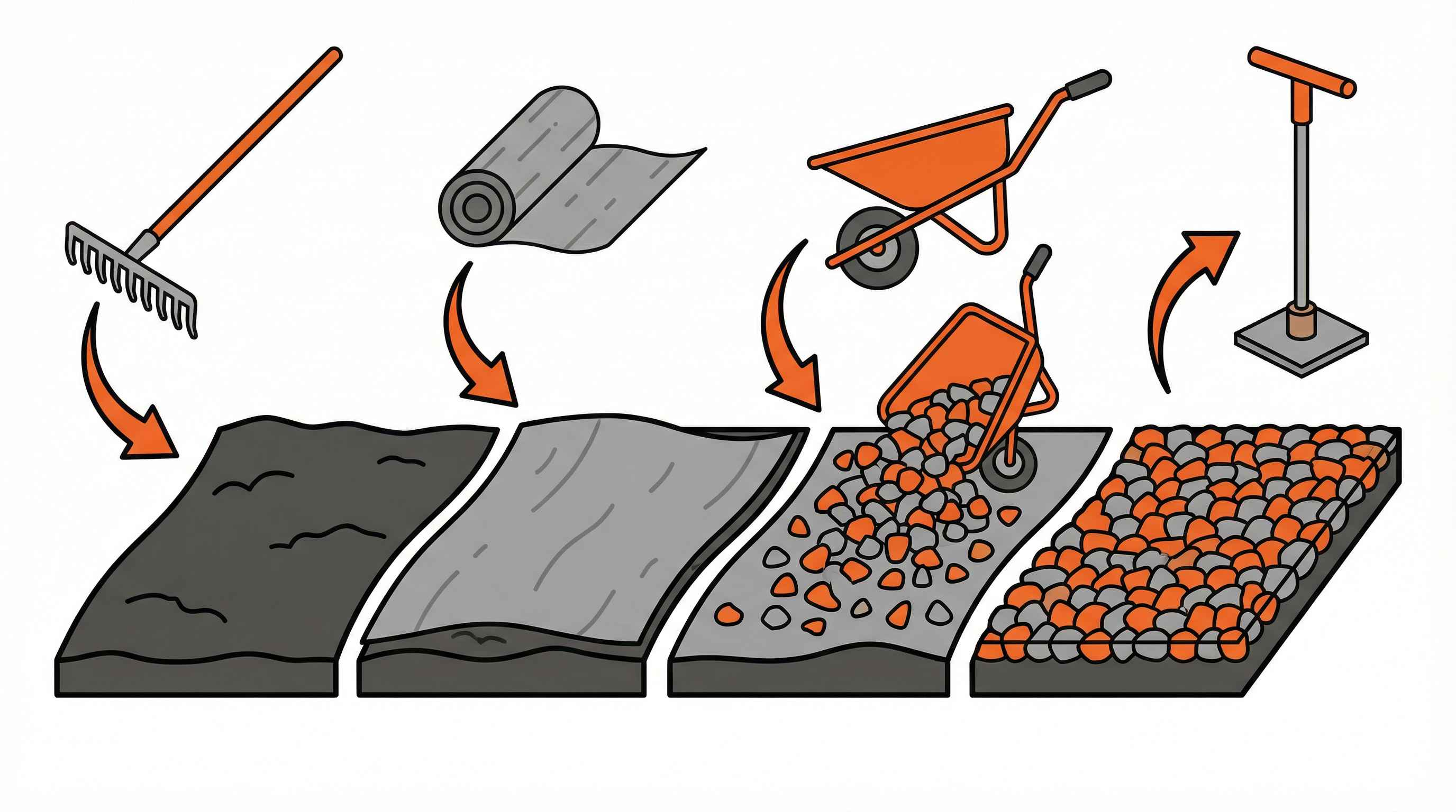 How to Spread Gravel for Driveways and Pathways
