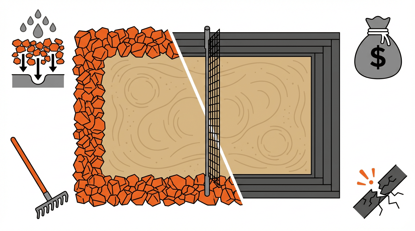 Is Crushed Stone the Best Border Material for Sand Volleyball Courts?