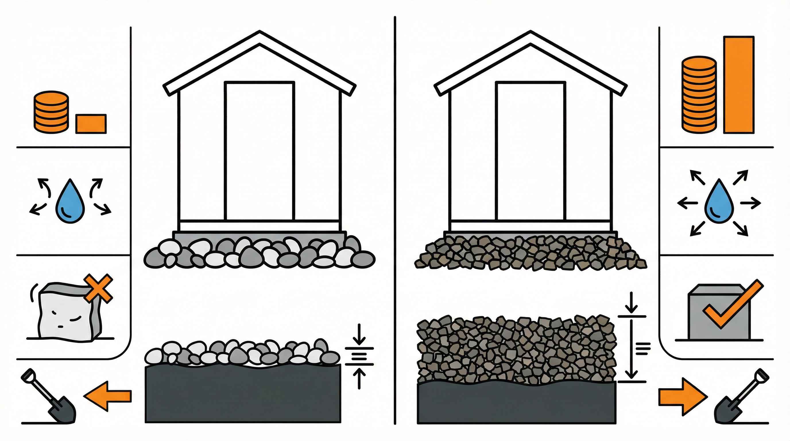 Marble chips vs gravel for shed foundations – Which is better for your project