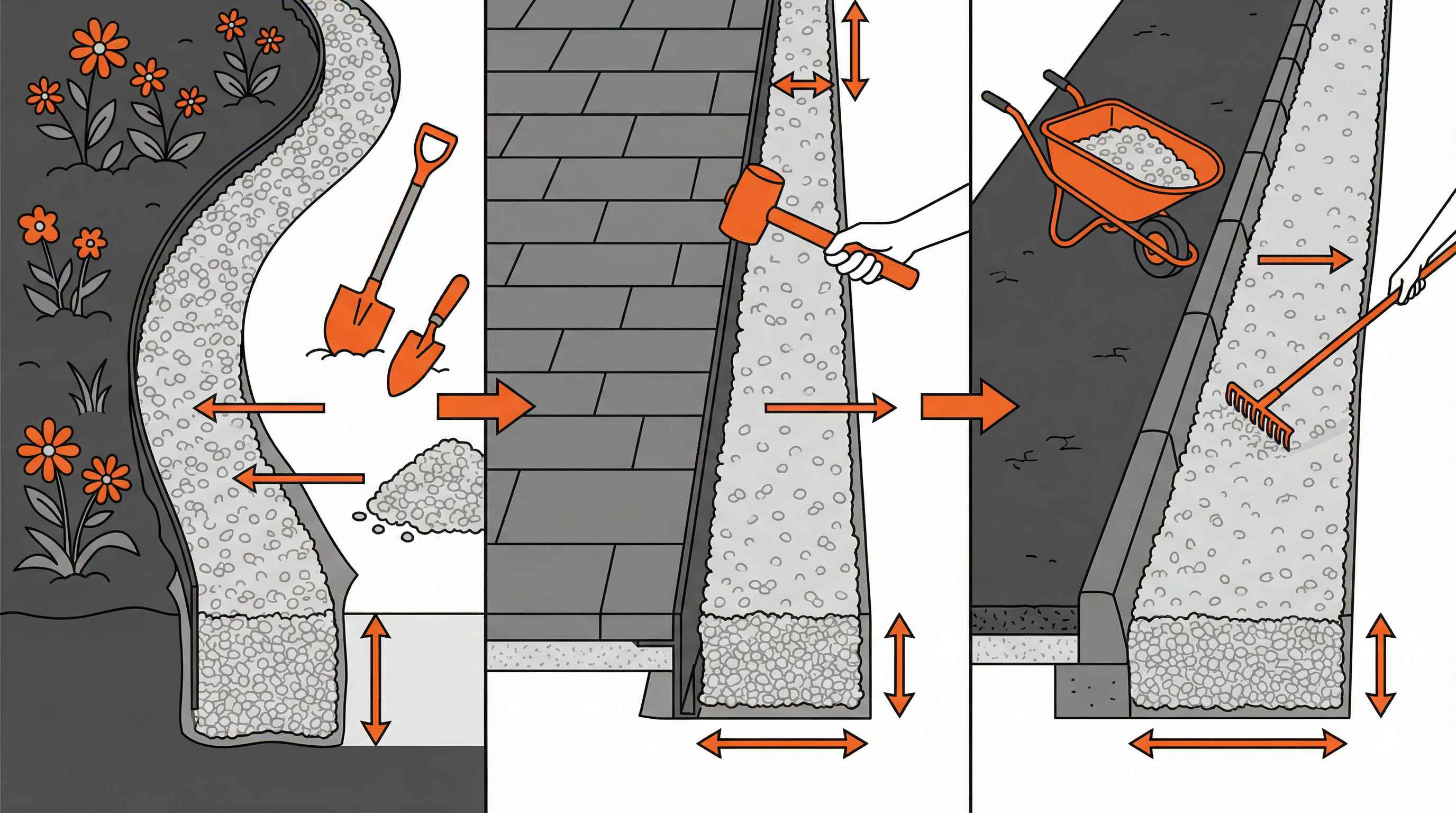 Pea Gravel Edging Ideas and Installation Guide for Flower Beds, Patios, and Driveways
