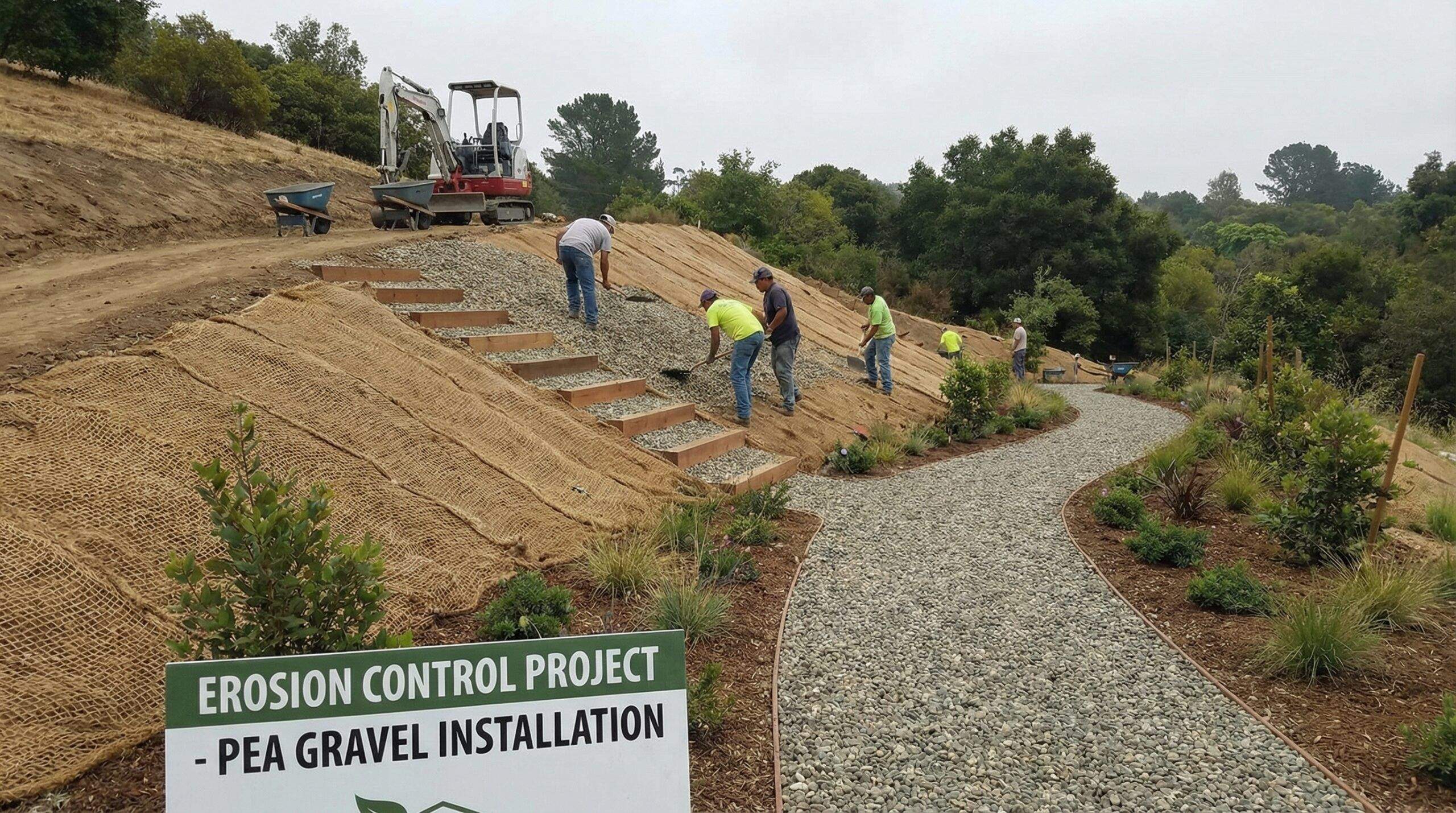 Pea Gravel for Erosion Control  Which Type Works Best for Your Property