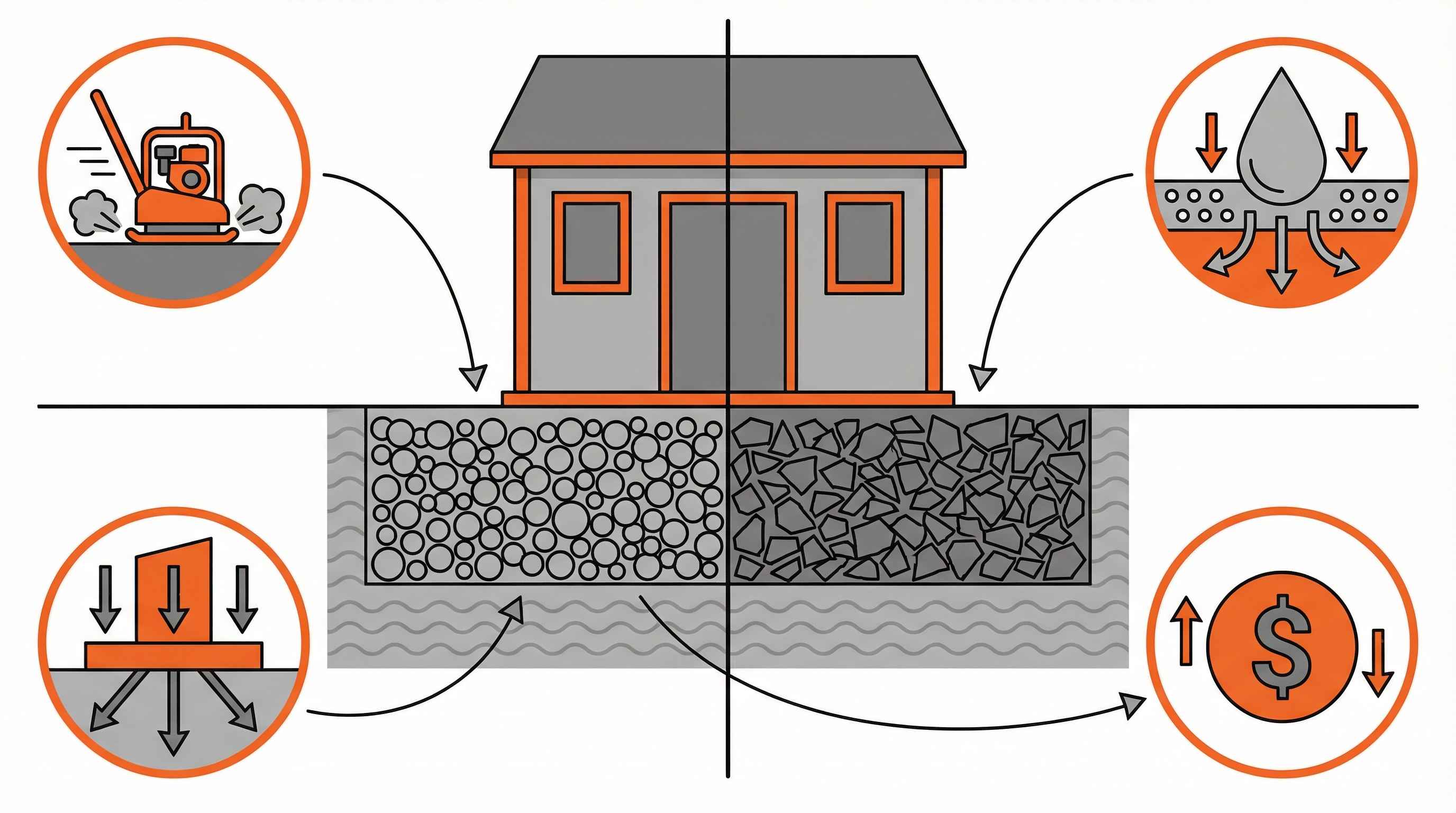 Pea Gravel vs Crushed Stone for Shed Foundations: Which Is Better?