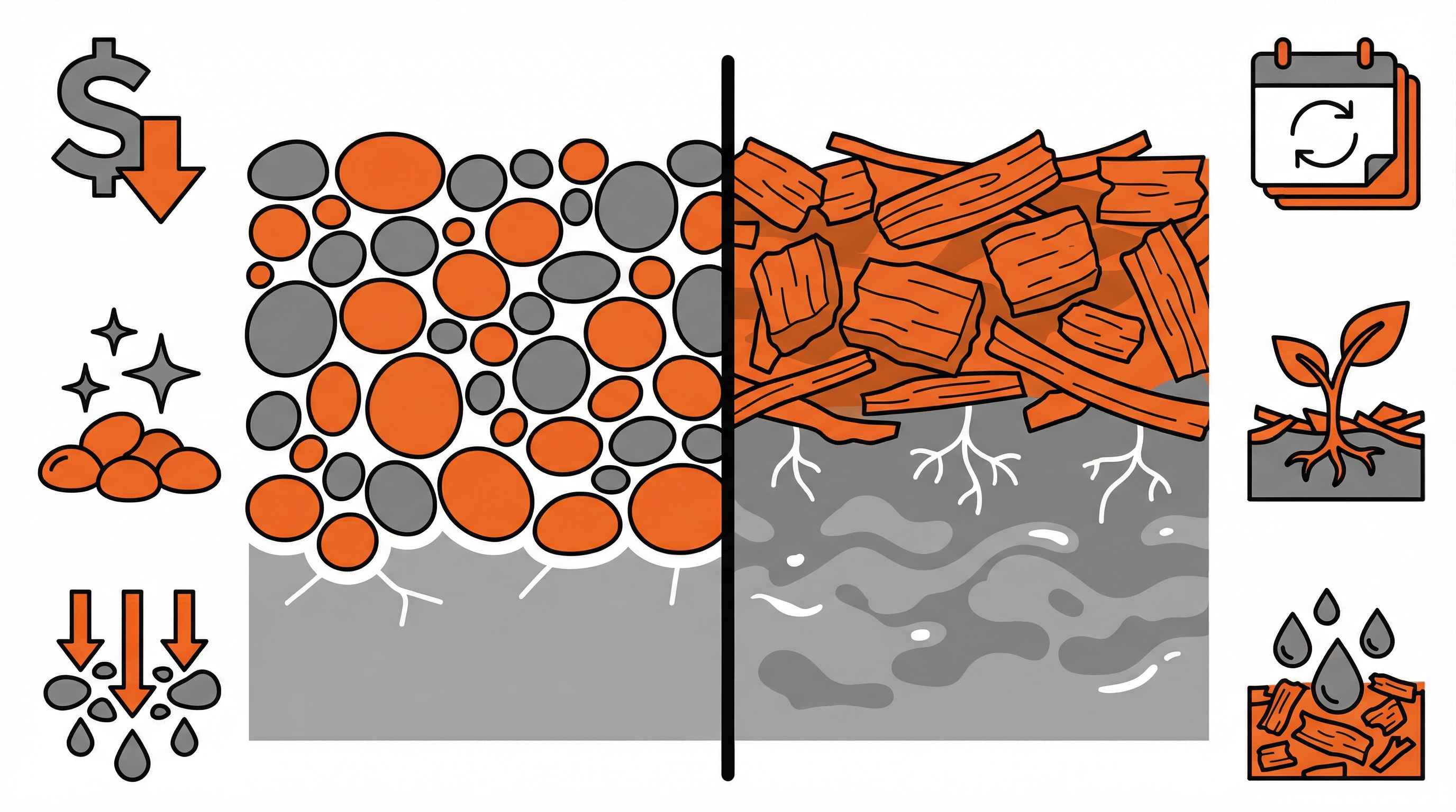 Pea Gravel vs Mulch: Which is Better for Your Yard?