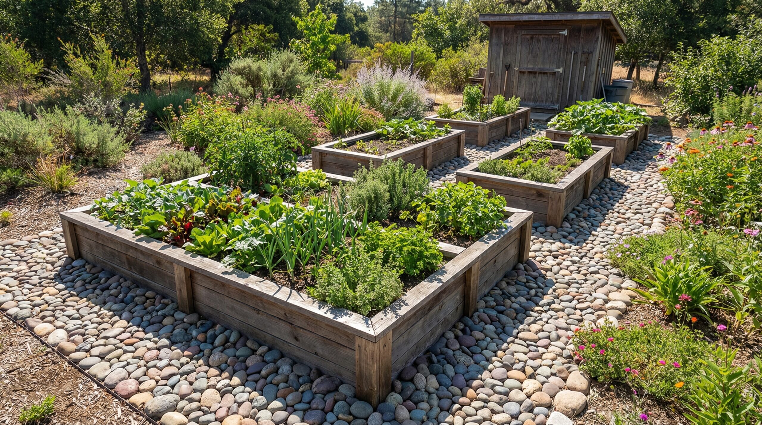River Rock for Raised Garden Beds: When to Use It and When to Skip It