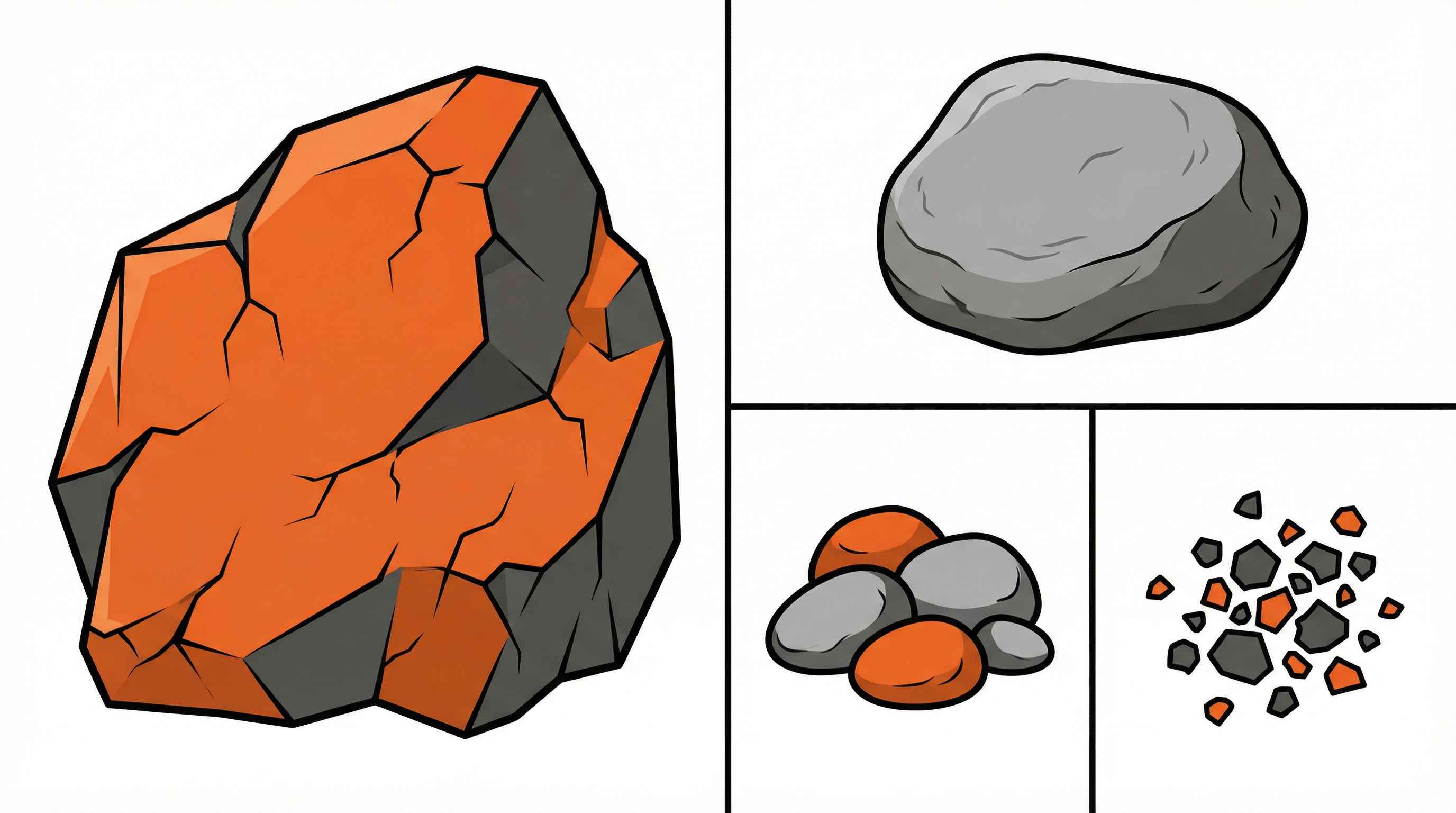 Rock Sizes Chart  Complete Guide to Boulder, Cobble, and Pebble Classifications