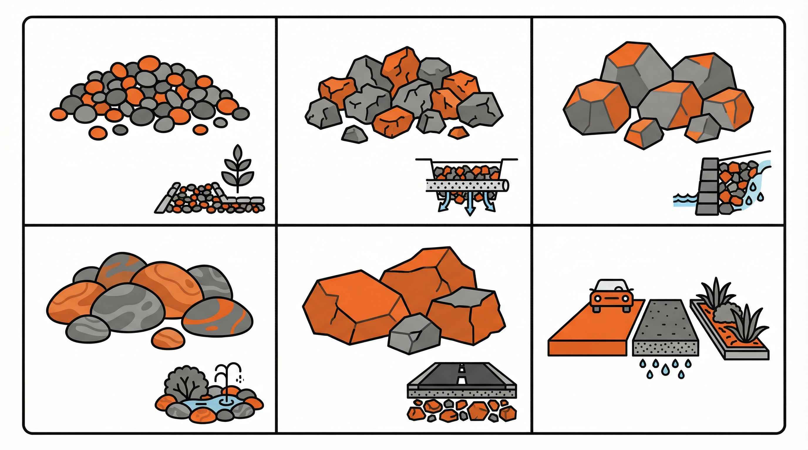 Stone and Gravel Sizes Explained: Complete Chart and Project Guide