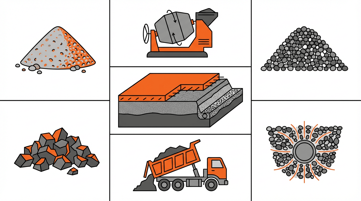 The Complete Guide to Sand and Gravel Materials for Construction Projects
