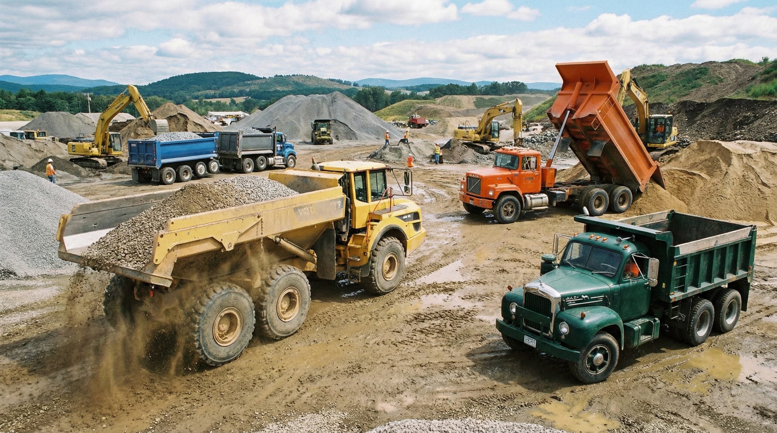 Types of Dump Trucks for Aggregate Hauling (Complete Guide)