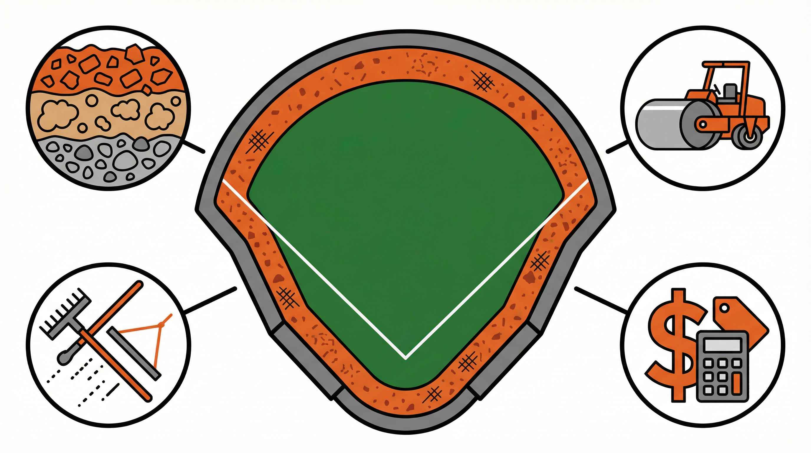 Warning Track Material Guide for Baseball Fields