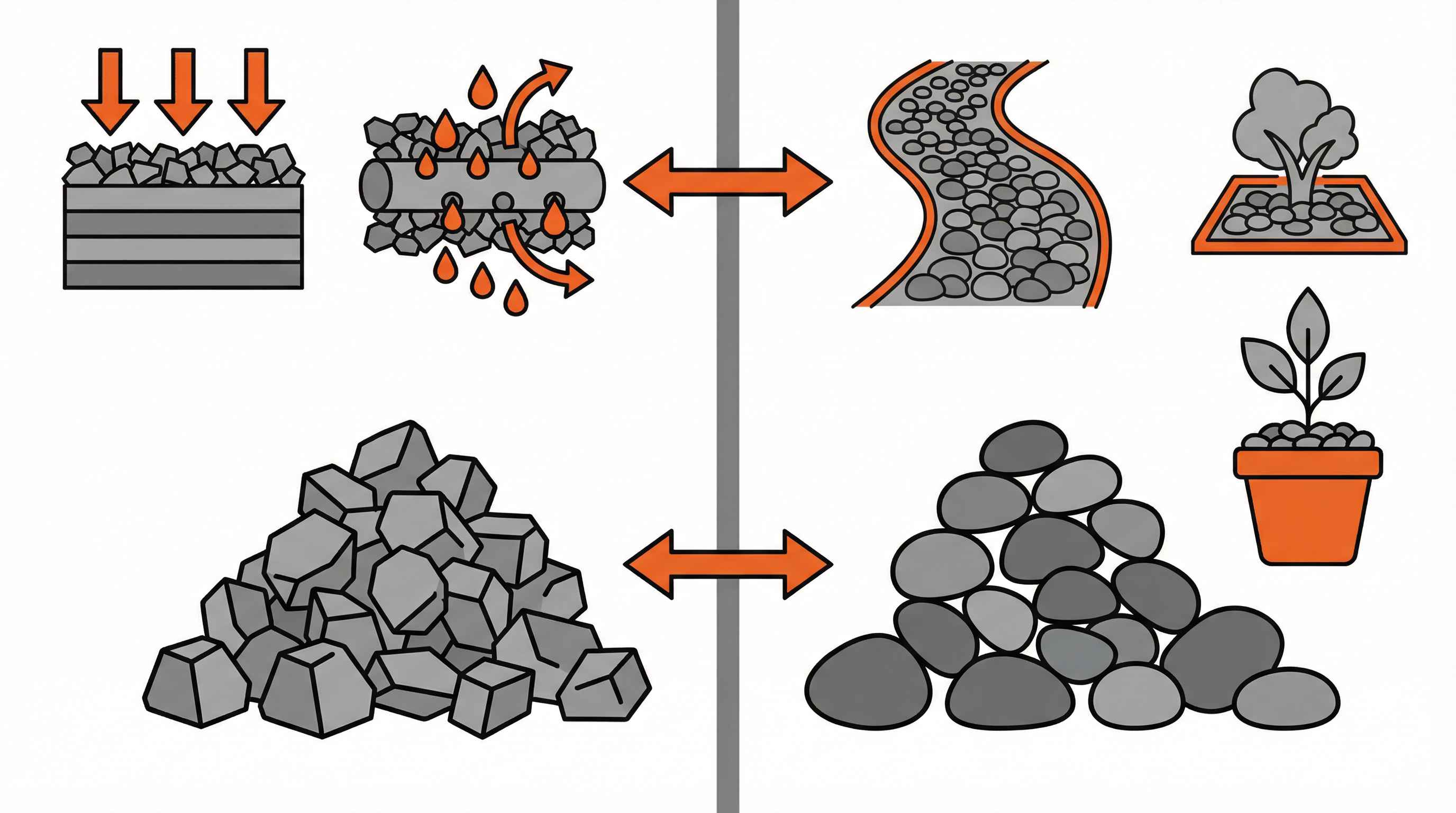 Washed Gravel vs Pea Gravel  Complete Guide for Your Project