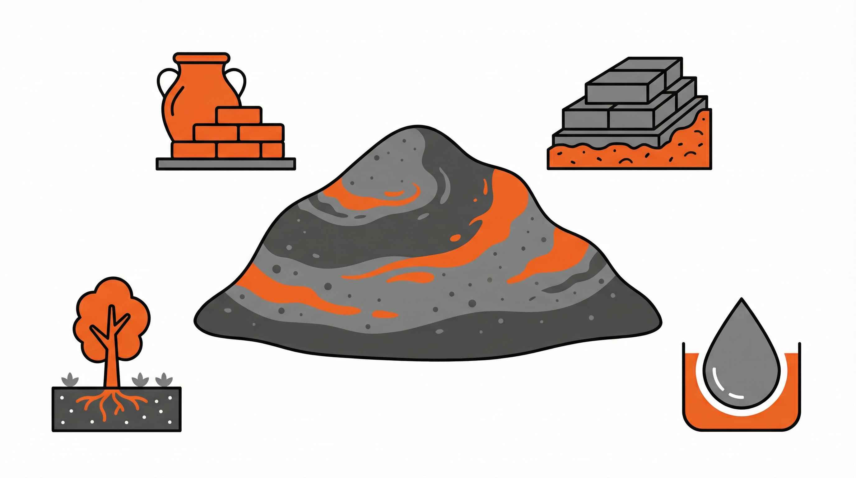 What is red clay and what makes it so valuable for construction and farming