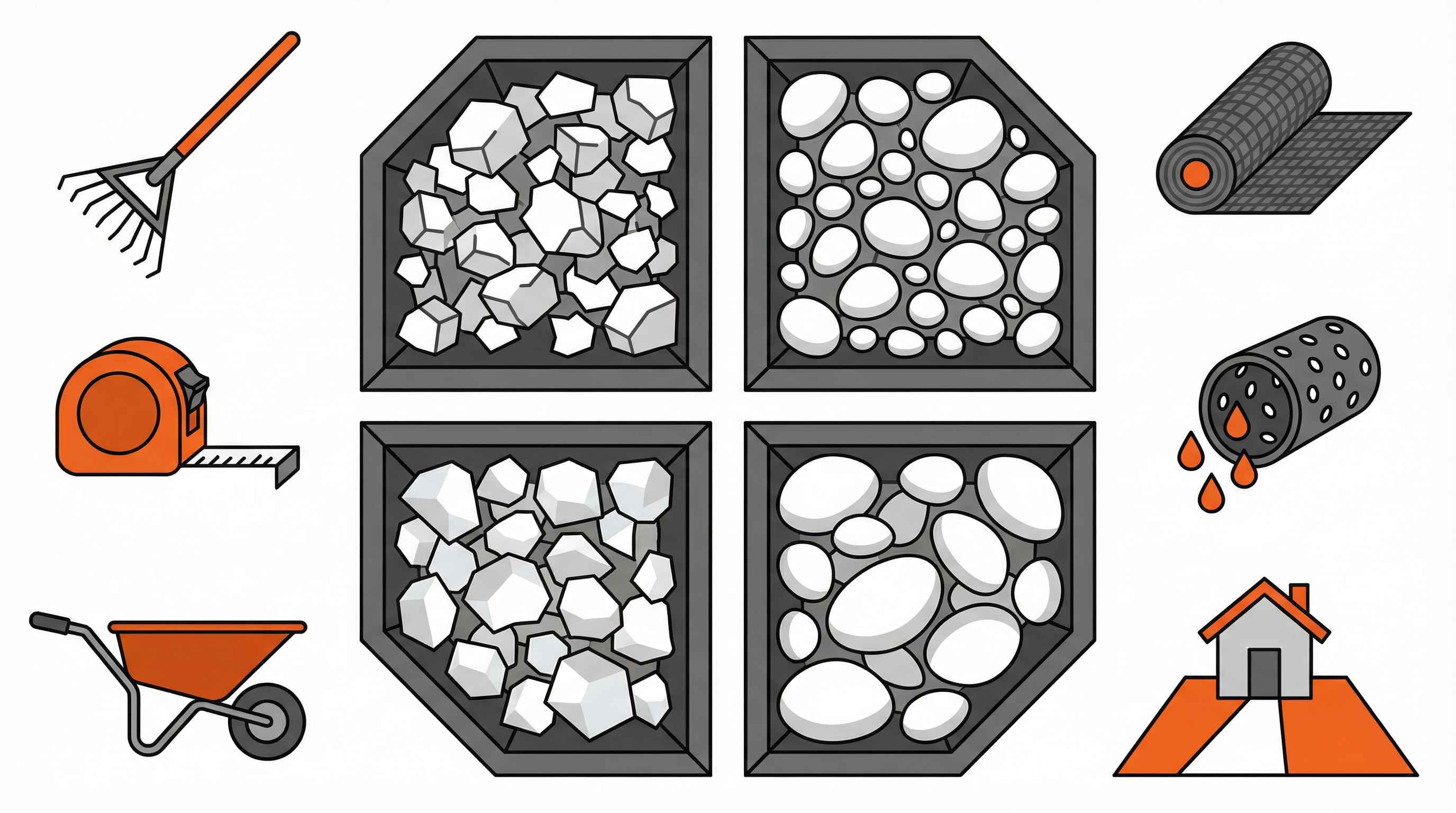 White Gravel Rocks for Driveway  Complete Guide to Types, Benefits &#038; Installation