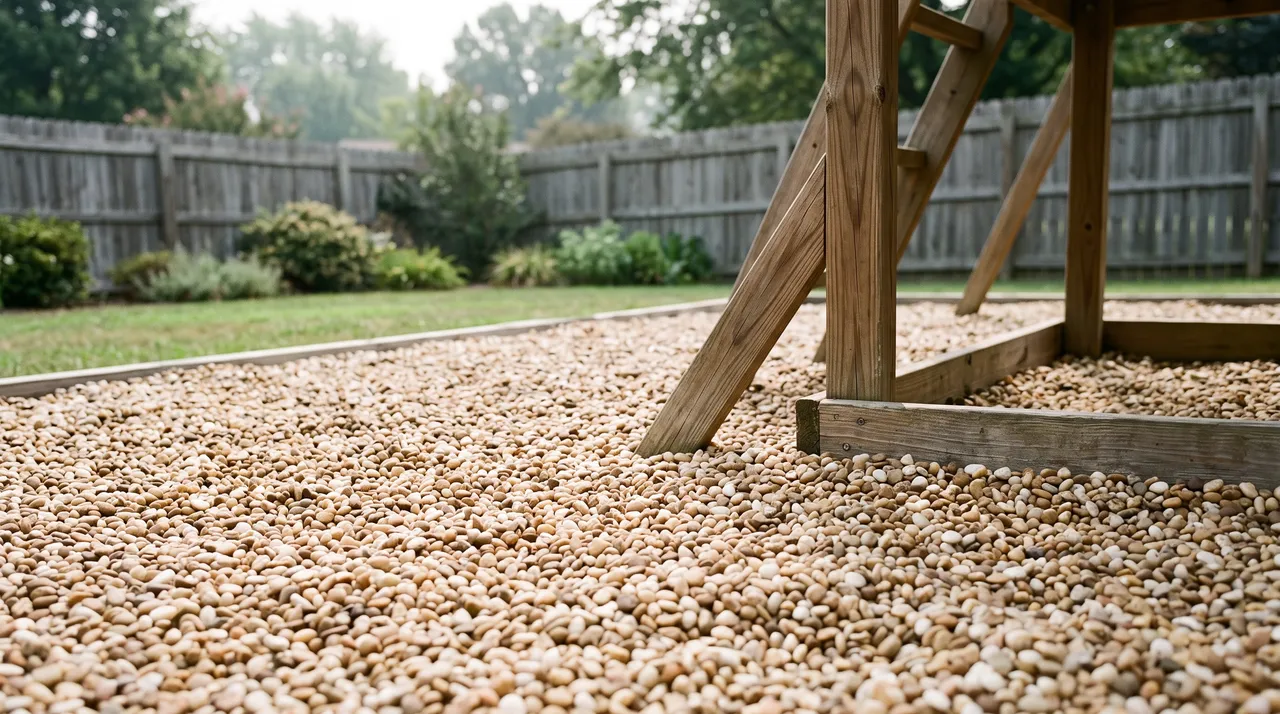 How Much Pea Gravel Do I Need for a Playground Surface