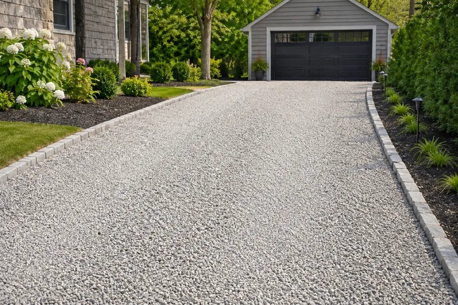 How to Keep Gravel in Place (Grading and Edging)