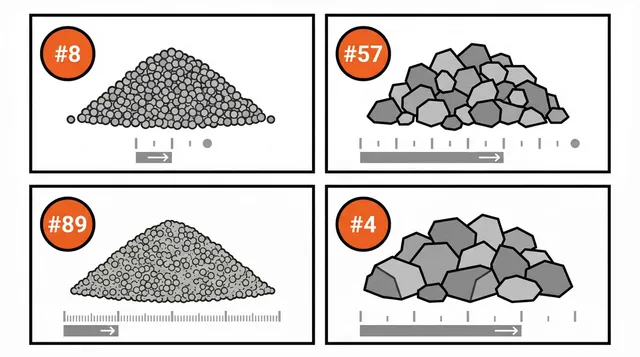Limestone Aggregate Sizes Chart: Complete Guide to #8, #57, #89, and #4 Grades