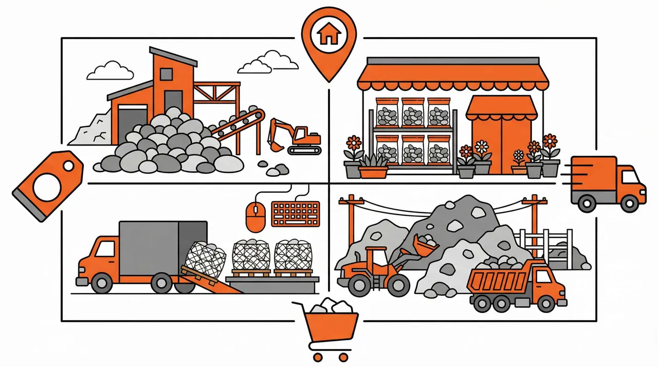 Where to Buy River Rock Near Me: Complete Guide to Local Suppliers and Bulk Prices