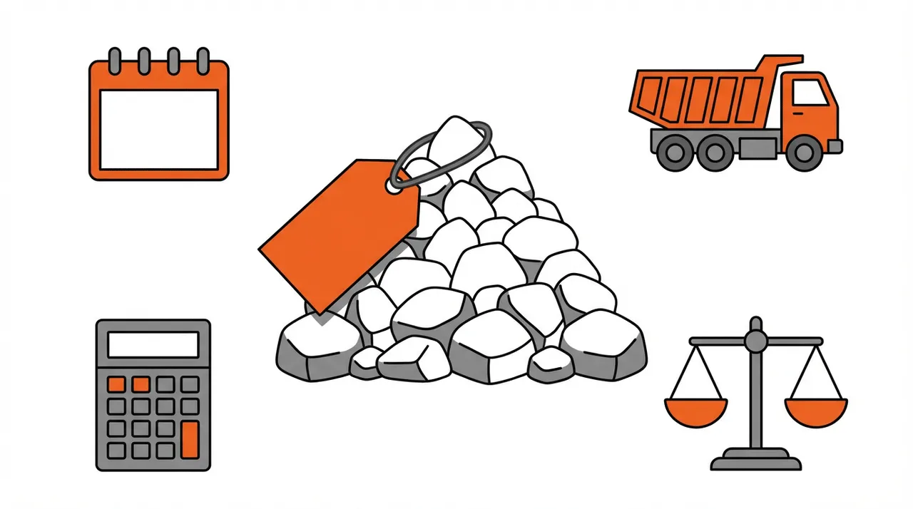 White Rock Price Per Ton Complete 2026 Cost Guide