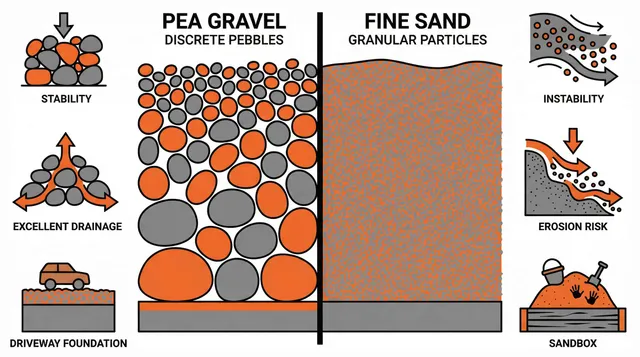 Pea Gravel vs Sand for Driveways and Landscaping 2025