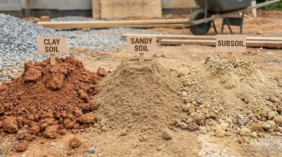 Different types of fill dirt comparison