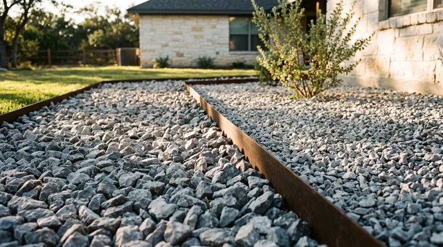 Enhancing Landscapes in Texas with Local 57 Gravel, 3/4 Gravel, and More