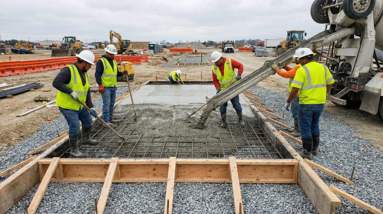 Best Crushed Stone Size for Concrete Slabs